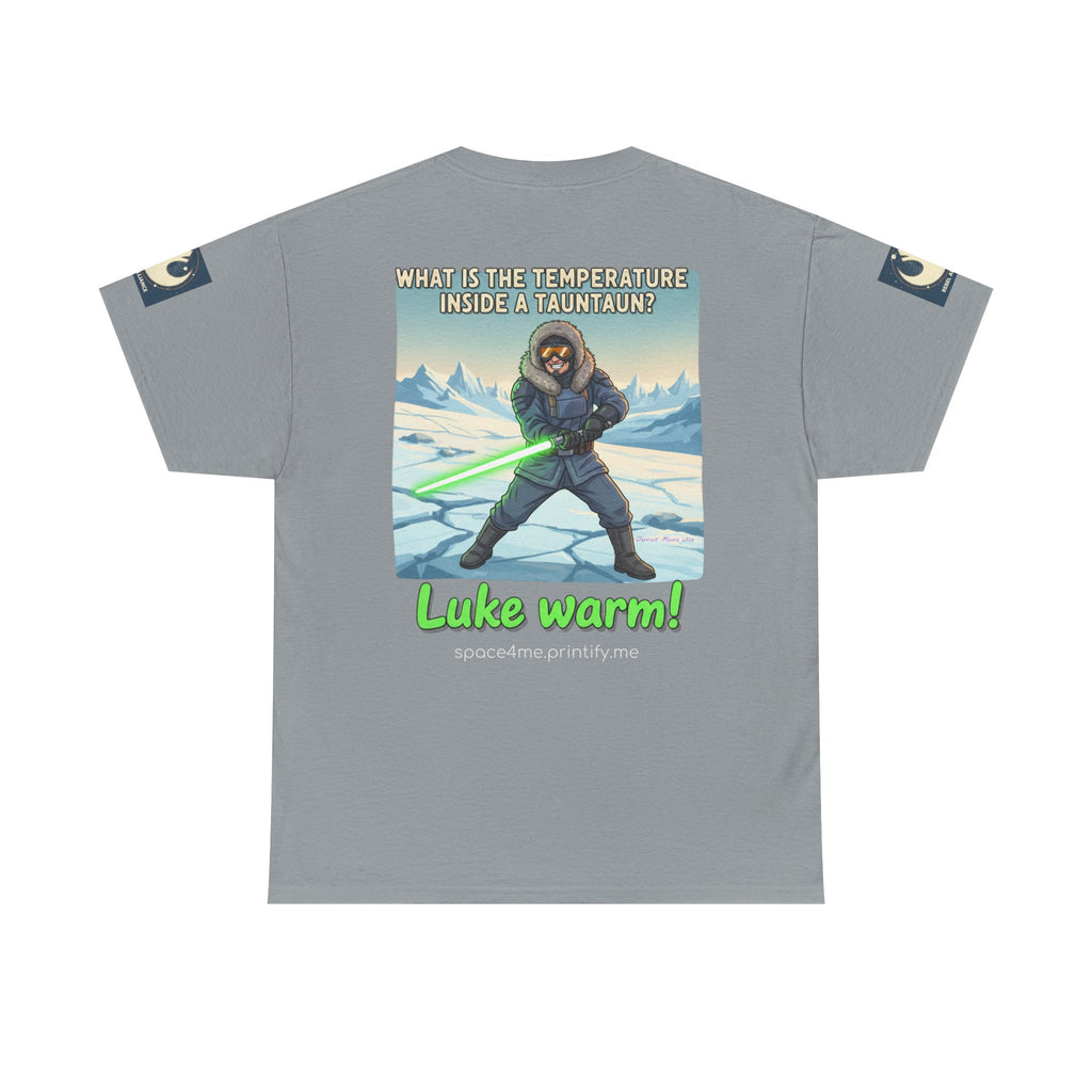 Luke Warm! Star Wars Luke Skywalker Tauntaun Joke T-Shirt Rebel Alliance