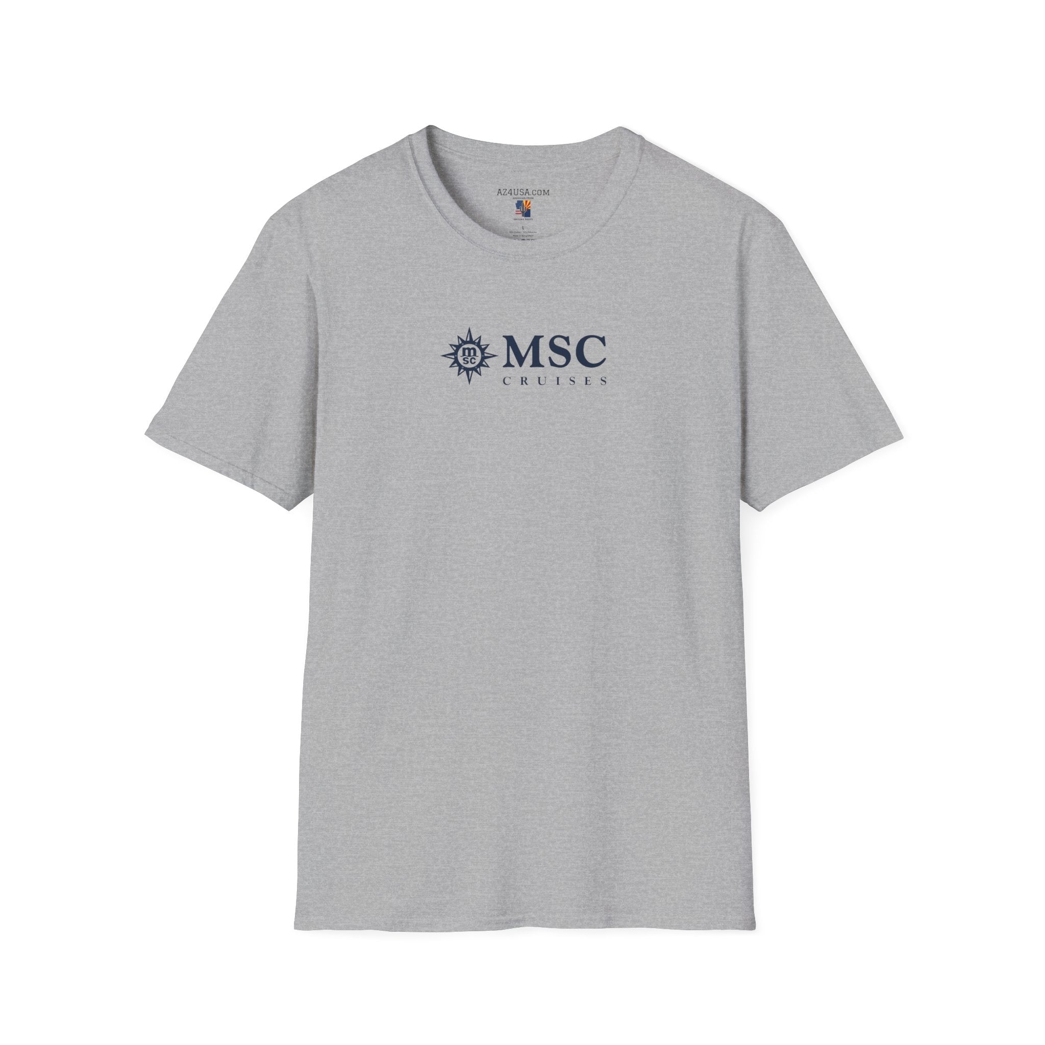 MSC World America Cruise T‑Shirt — Ship Specs & Silhouette Tee
