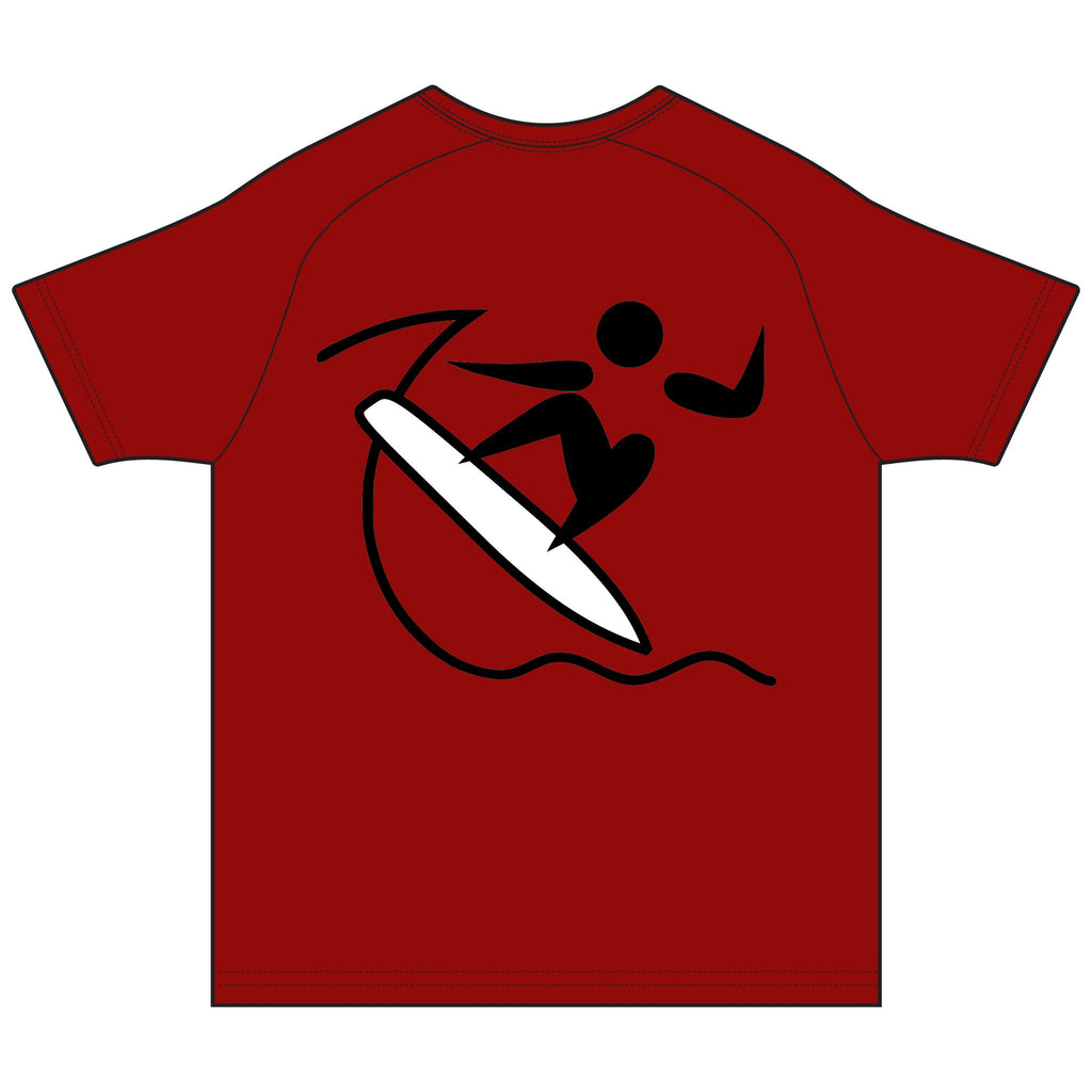 Surf Rashguard Tee – USA Surfing Wave Logo & Surfer Graphic