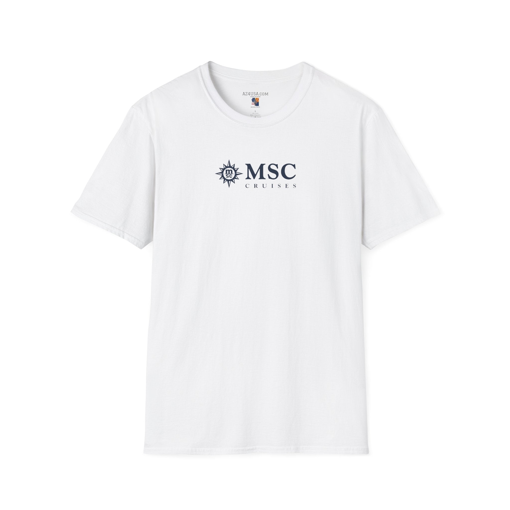MSC World America Cruise T‑Shirt — Ship Specs & Silhouette Tee