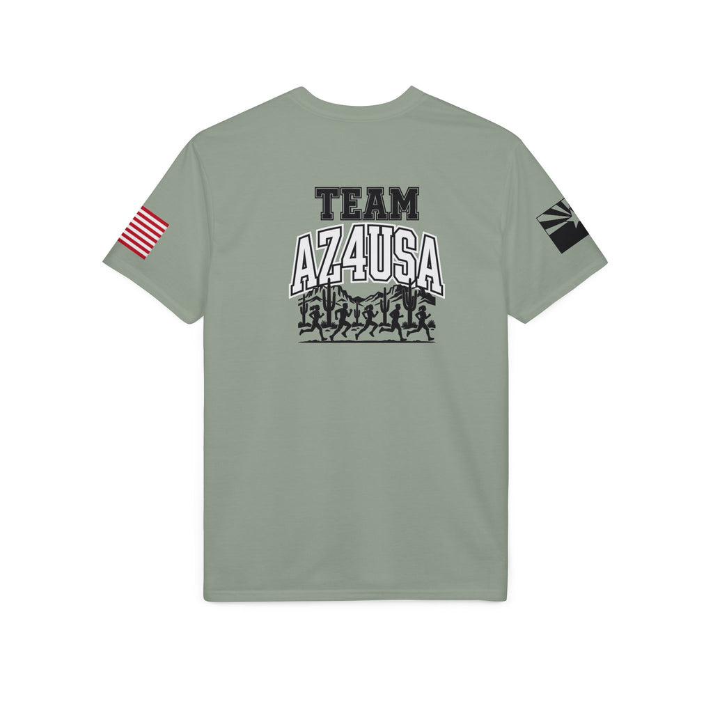 Arizona Flag "AZ4USA" Team T-Shirt — State Pride Running/Team Shirt