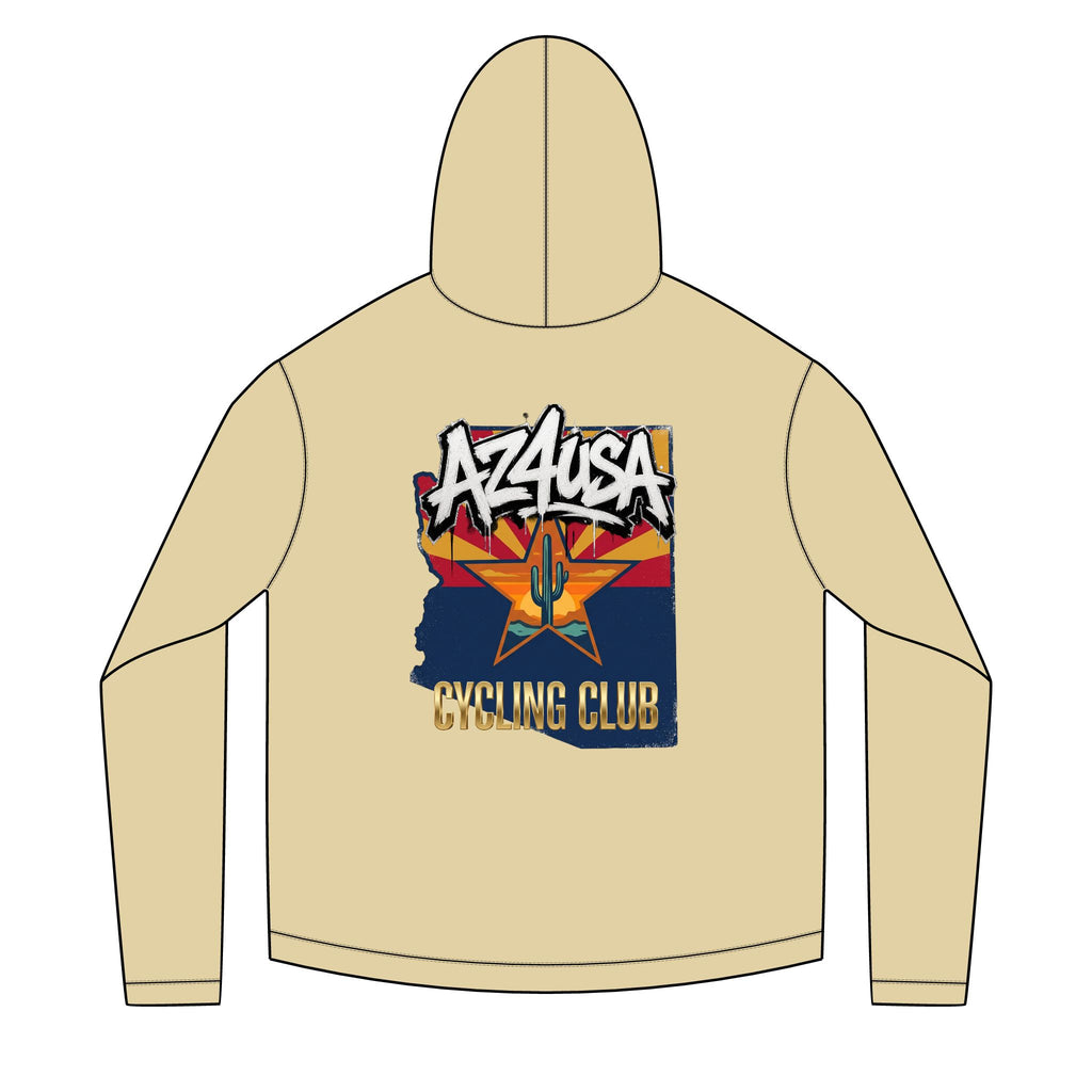 Azusa Cycling Club Solar Hoodie — Retro Arizona Sun Graphic Hoodie