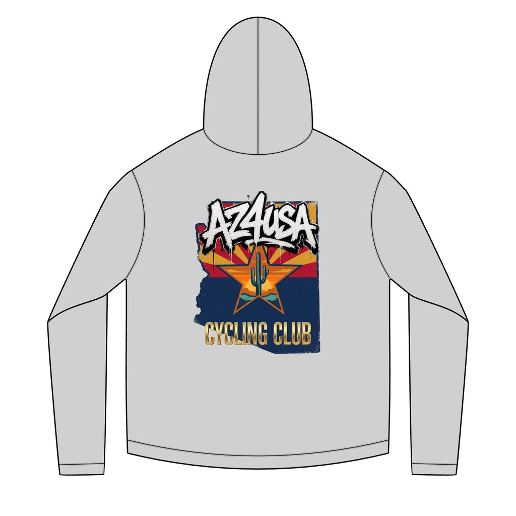 Azusa Cycling Club Solar Hoodie — Retro Arizona Sun Graphic Hoodie