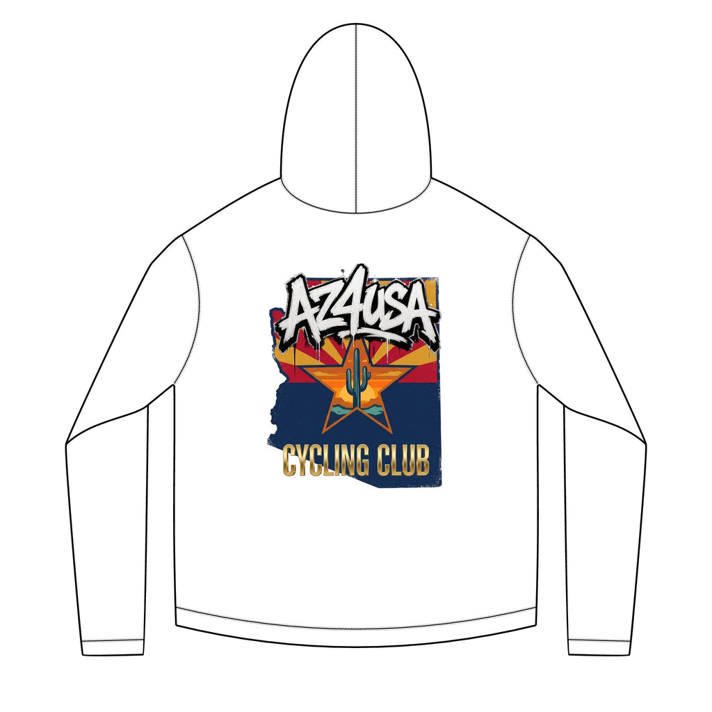 Azusa Cycling Club Solar Hoodie — Retro Arizona Sun Graphic Hoodie