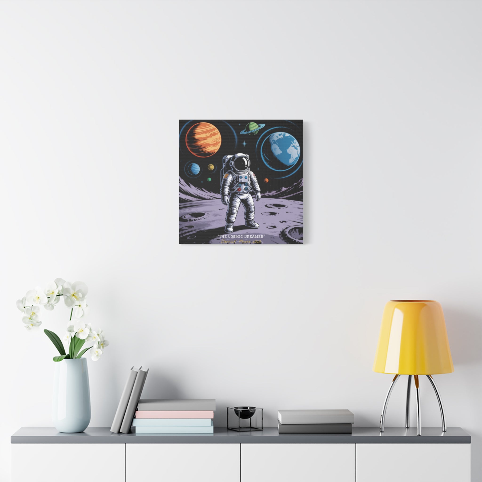 "The Cosmic Dreamer" 2025 - Matte Stretched Canvas Wall Art