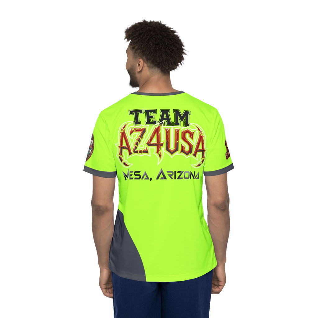 Scorpion Desert Team Jersey – 'Team Az4USA' Neon Sports Shirt