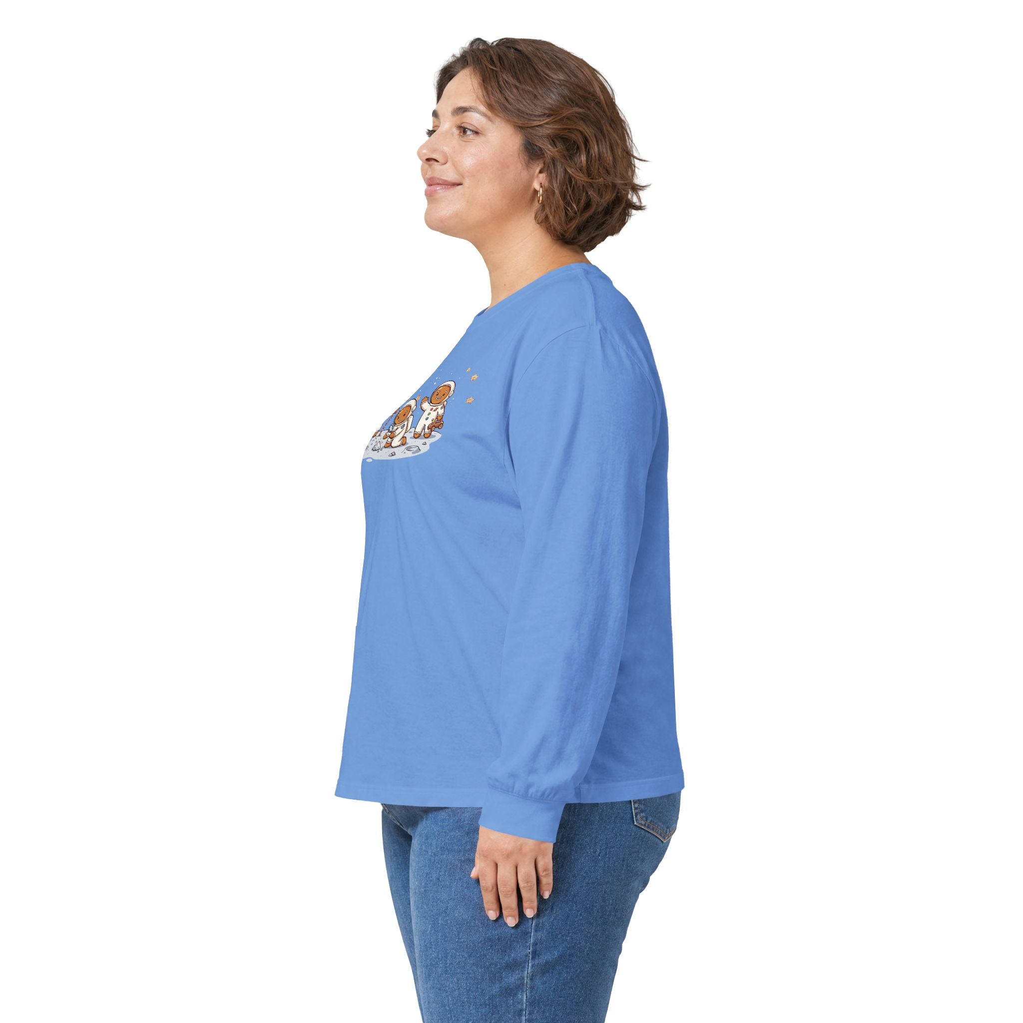 Christmas Gingerbread Crew Long Sleeve Tee — "Merry Christmas 2026"