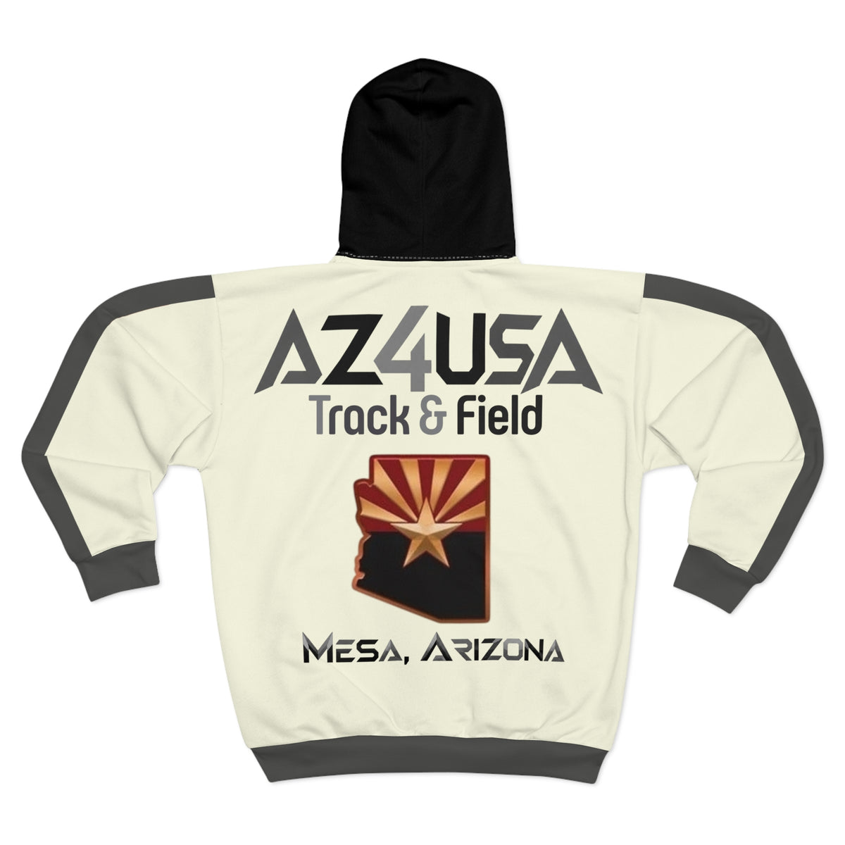 AZ4USA Track & Field Zip Hoodie — Arizona Track Team Jacket