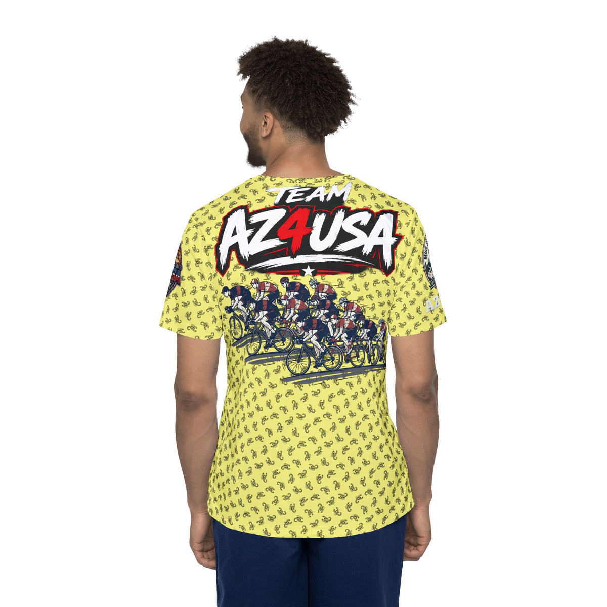 Scorpion Men's Sports Jersey — Az4usa Biking Club Graphic Tee
