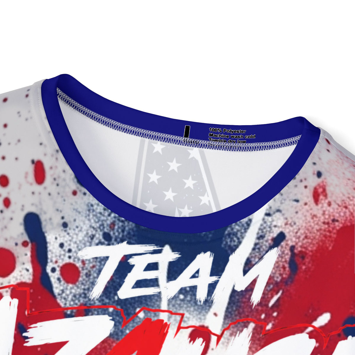 Team AZ4USA Patriotic Sports Jersey — Red, White & Blue Splash