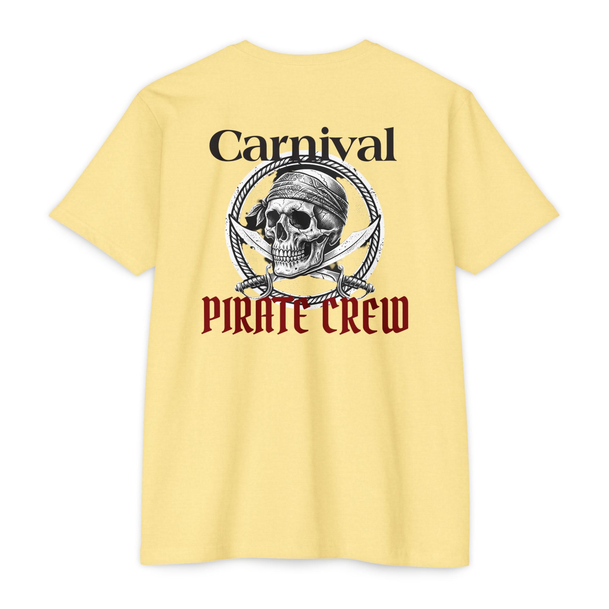 Carnival Pirate Crew T-Shirt — Skull & Crossbones Retro Festival Tee