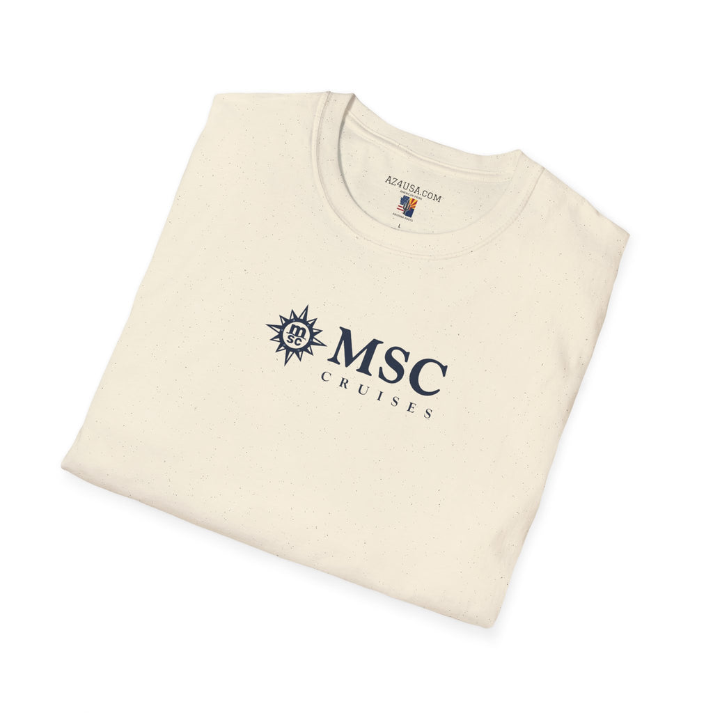 MSC World America Cruise T‑Shirt — Ship Specs & Silhouette Tee