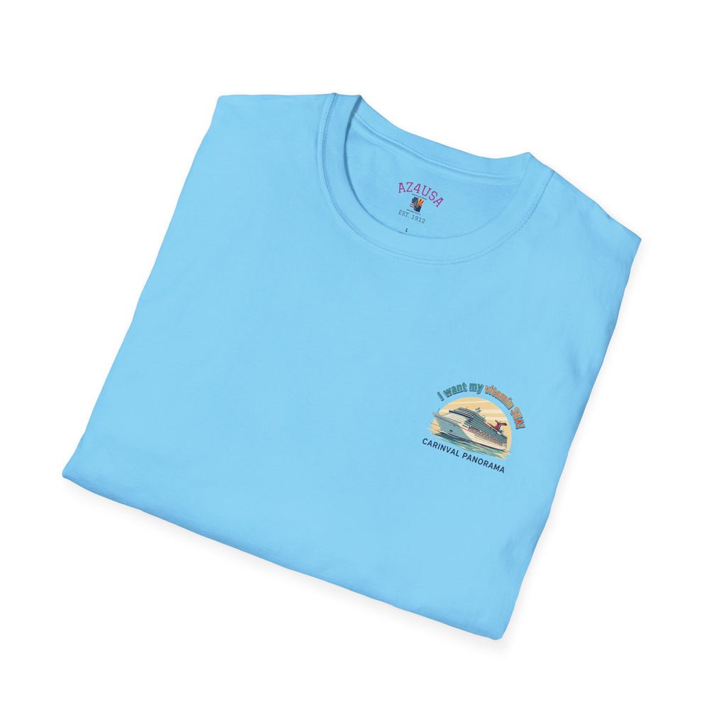 Cruise Boat T-Shirt — "I Saved My Vitamin Sea" Nautical Tee (2026 Cruise)