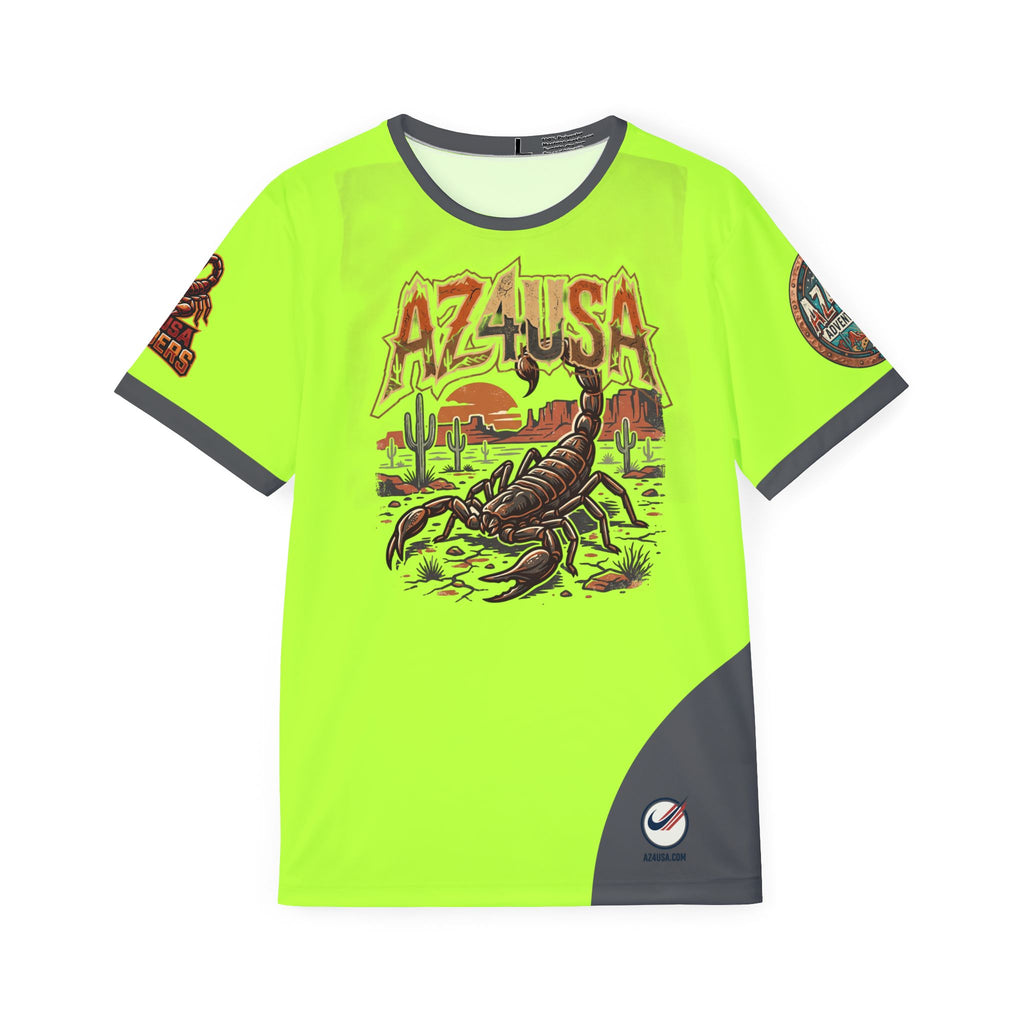 Scorpion Desert Team Jersey – 'Team Az4USA' Neon Sports Shirt