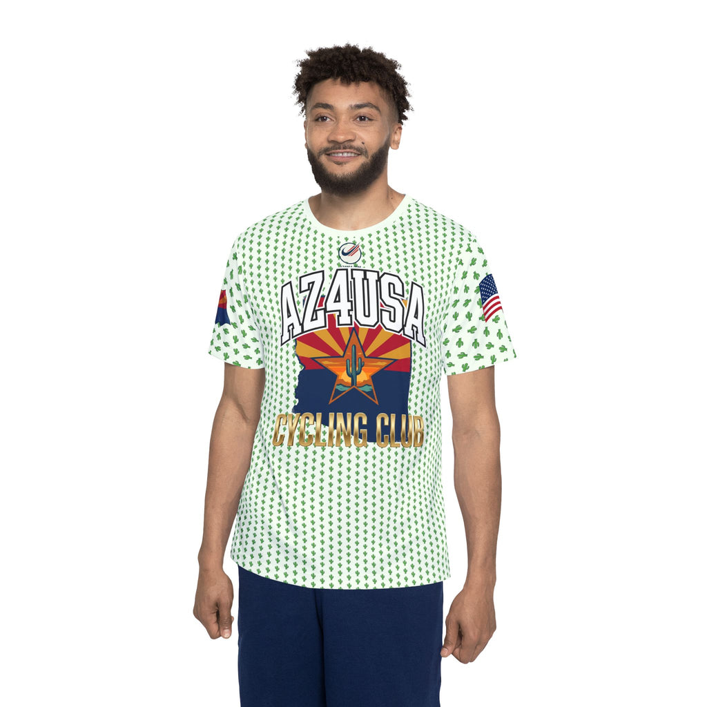 AZ4USA Biking Club Saguaro 🌵 Men's Sports Jersey (AOP)