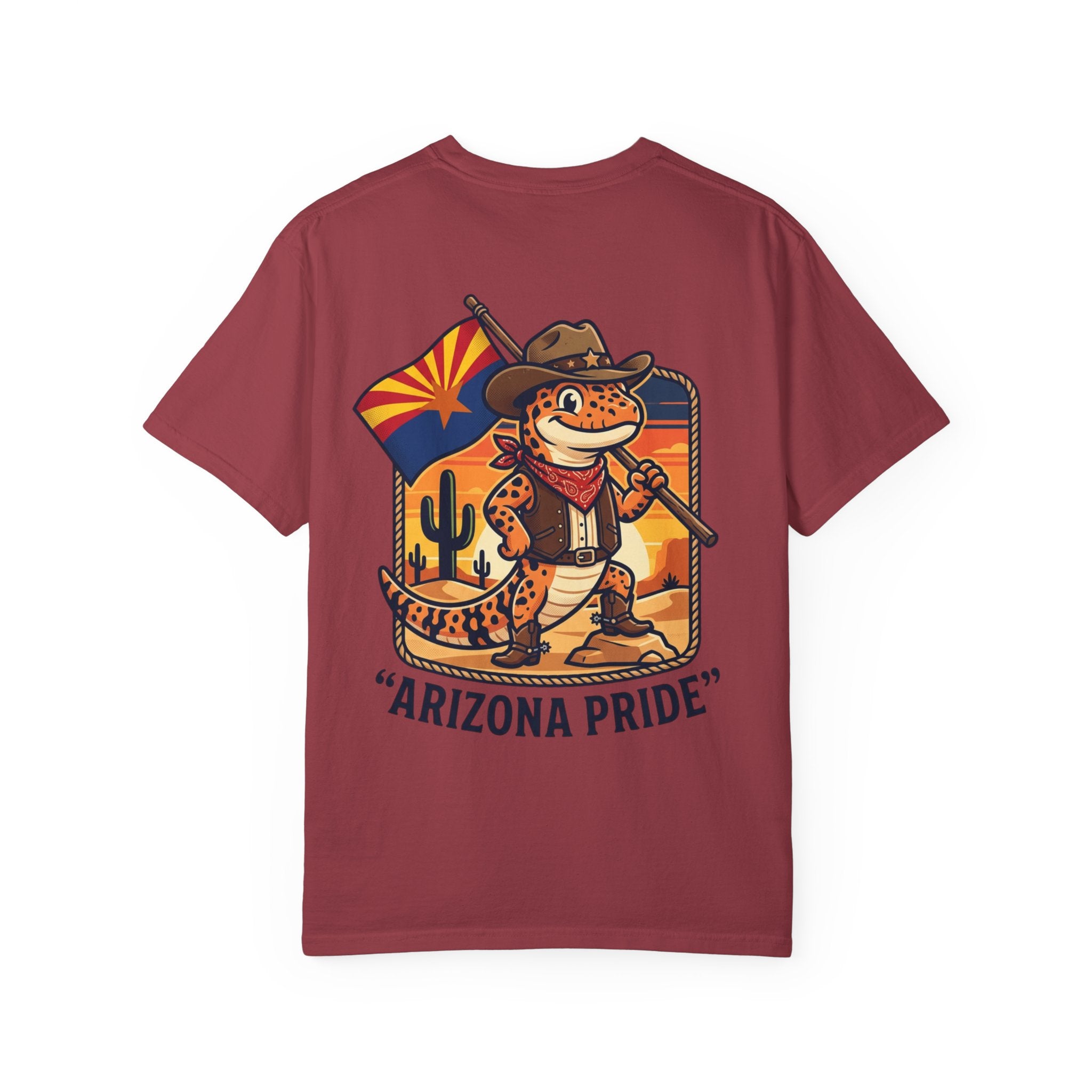 Arizona Pride T-Shirt — Desert Gecko Cowboy Graphic Tee