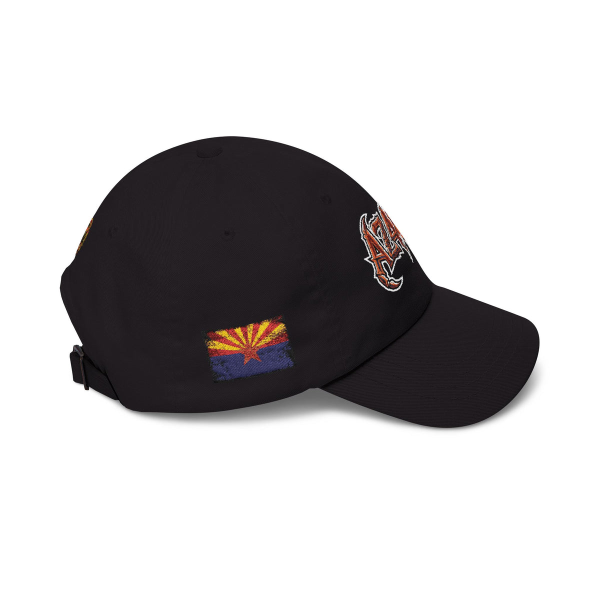 Dad Cap — Retro Grunge Scorpion Patch Baseball Hat