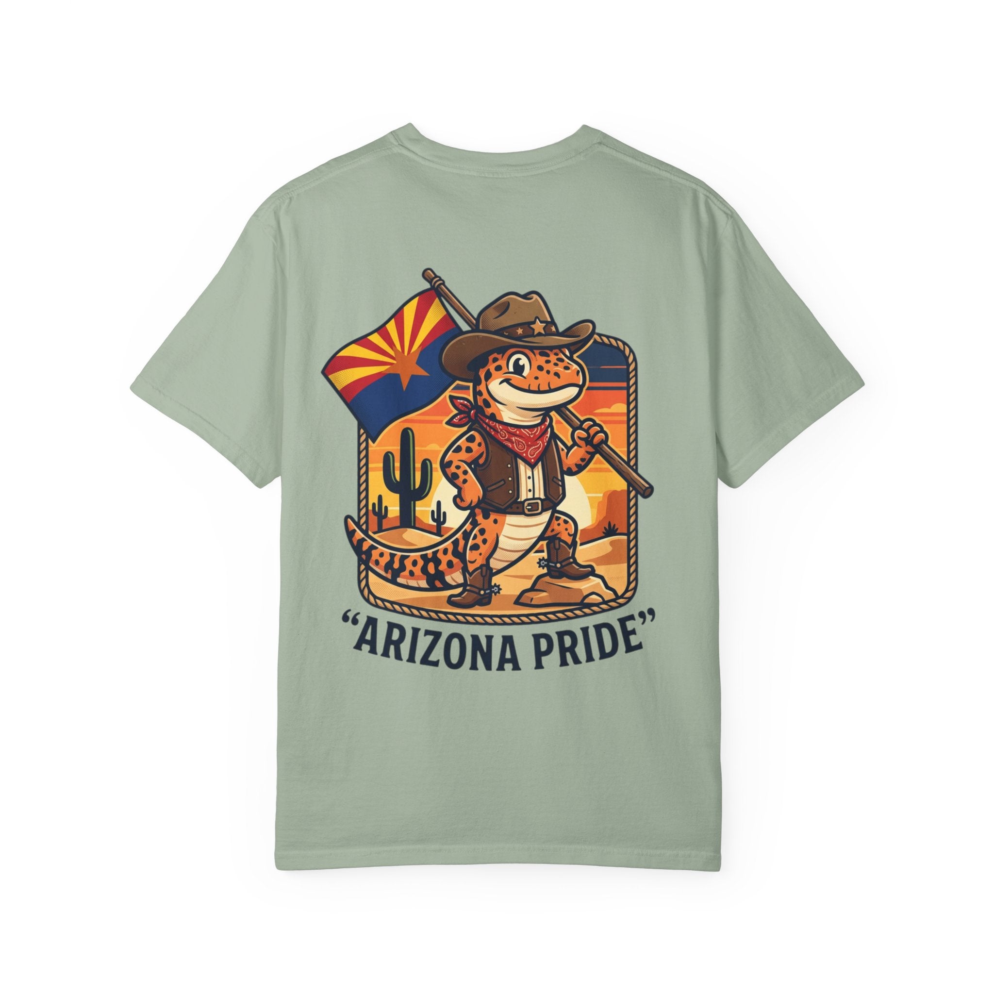 Arizona Pride T-Shirt — Desert Gecko Cowboy Graphic Tee