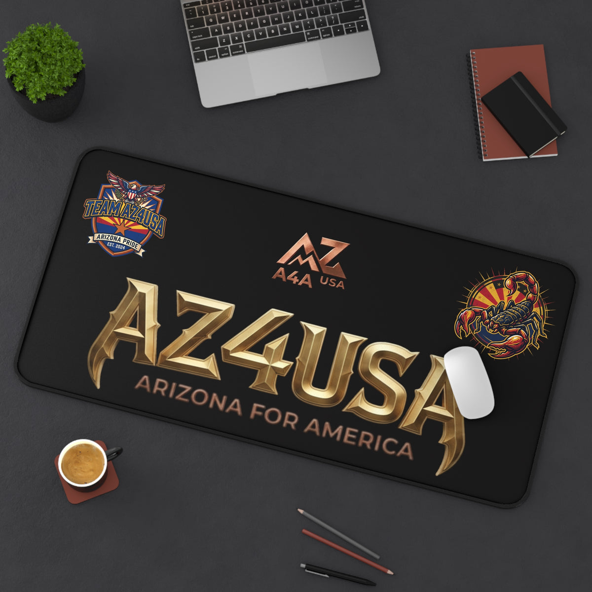 AZ4USA Arizona For America Desk Mat — Patriotic Gaming Mousepad