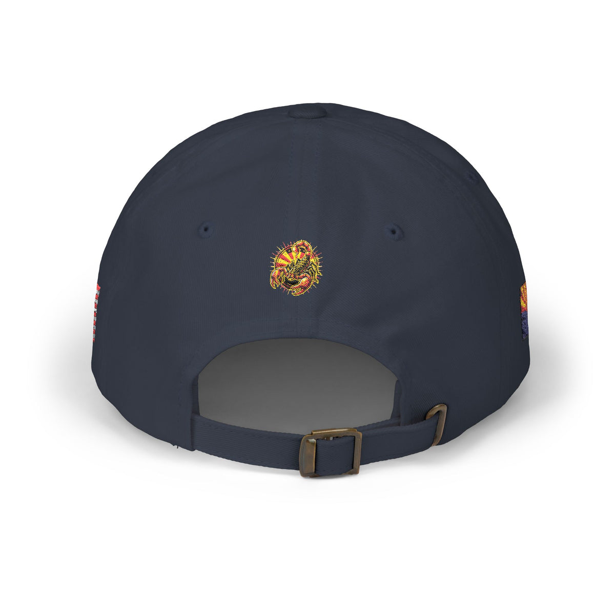 Dad Cap — Retro Grunge Scorpion Patch Baseball Hat