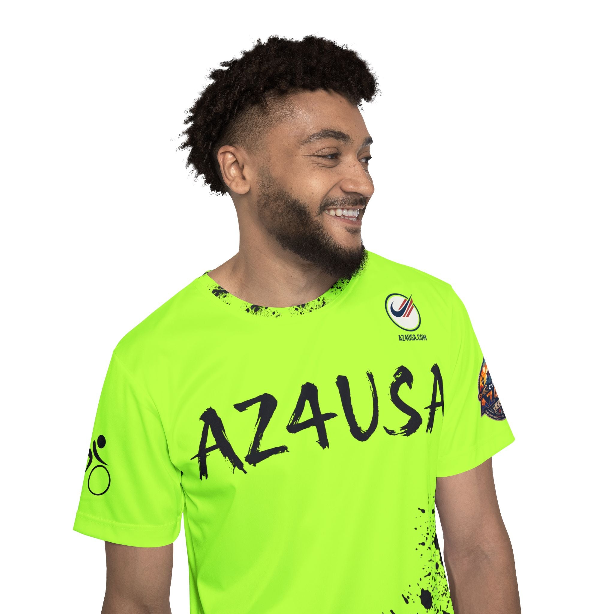 Copy of Neon Scorpion Men's Sports Jersey — Azusa Biking Club Graphic Tee