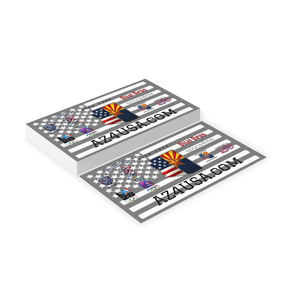 Arizona Flag USA Business Cards — Patriotic AZ4USA.com Networking Cards