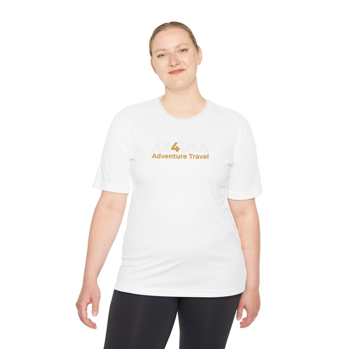 Adventure Travel Tee — “Adventure with a Sting!” Graphic Moisture-Wicking Shirt