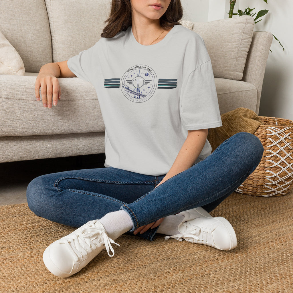 Tomorrowland 'Moore Adventure' Logo T‑Shirt — Retro Space Adventure Graphic Tee