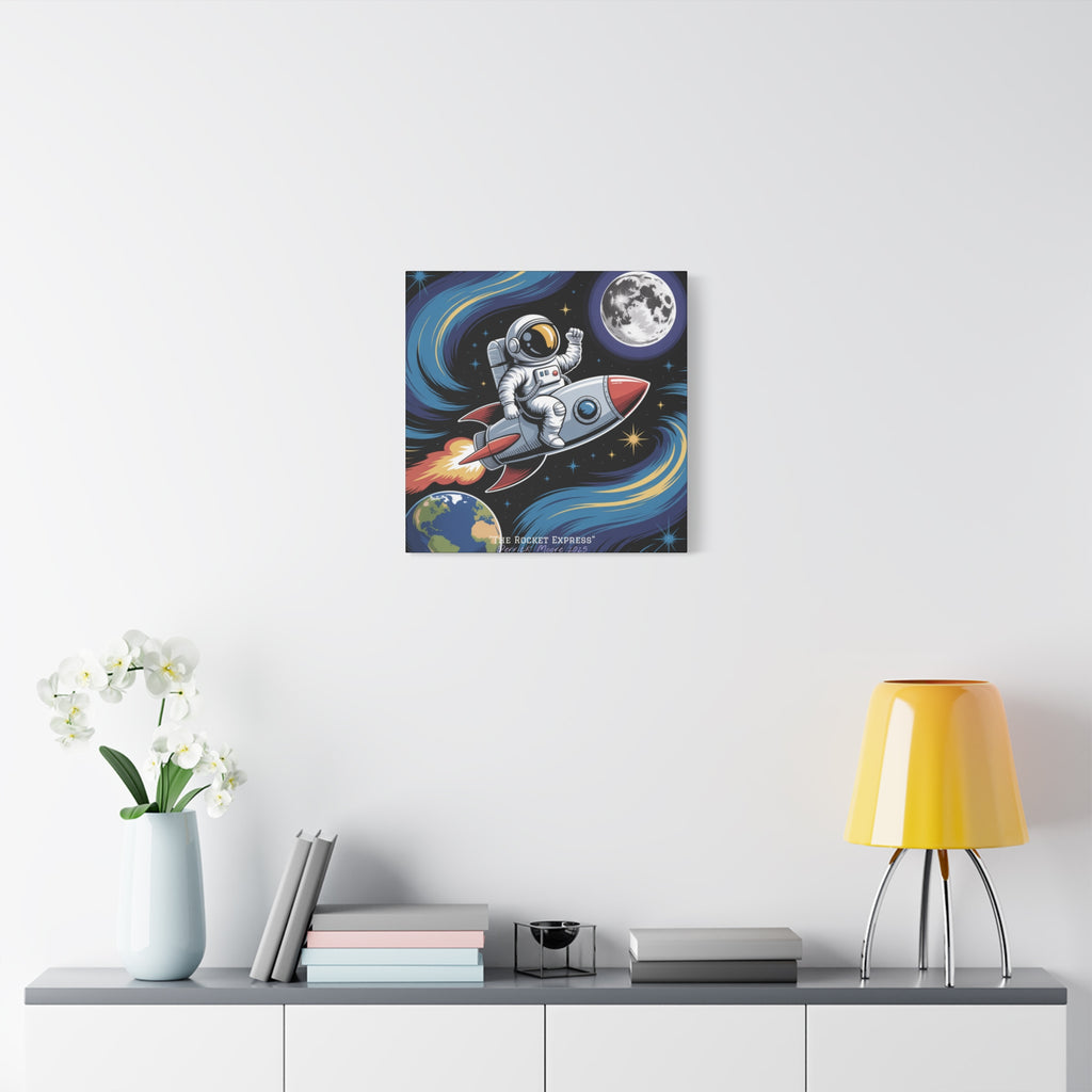"The Rocket Express" 2025 - Matte Stretched Canvas Wall Art