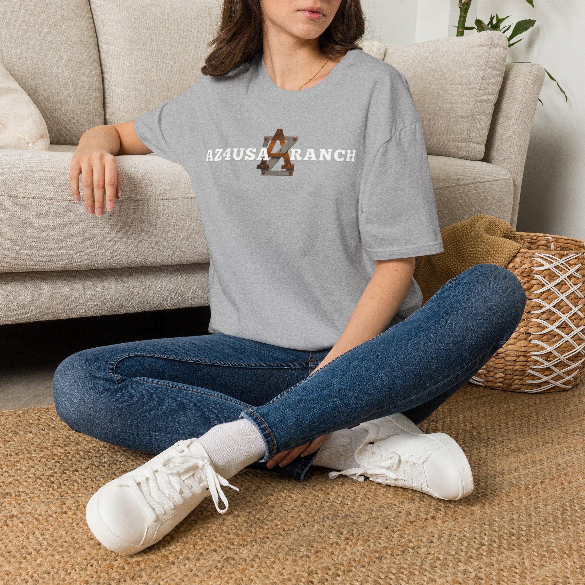 AZ4USA Ranch Logo T-Shirt — Rustic Western Graphic Tee