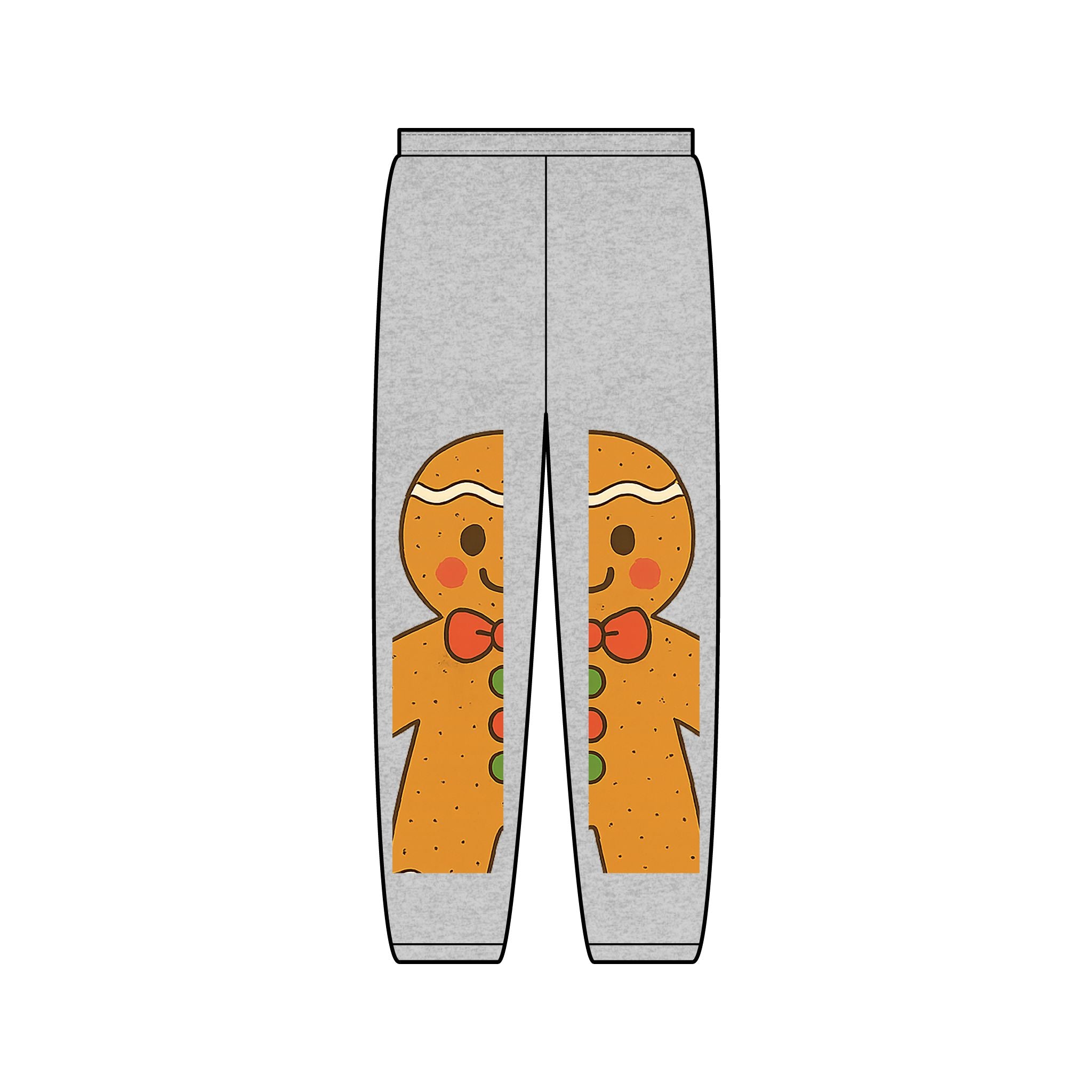Gingerbread & Christmas Tree Holiday Sweatpants