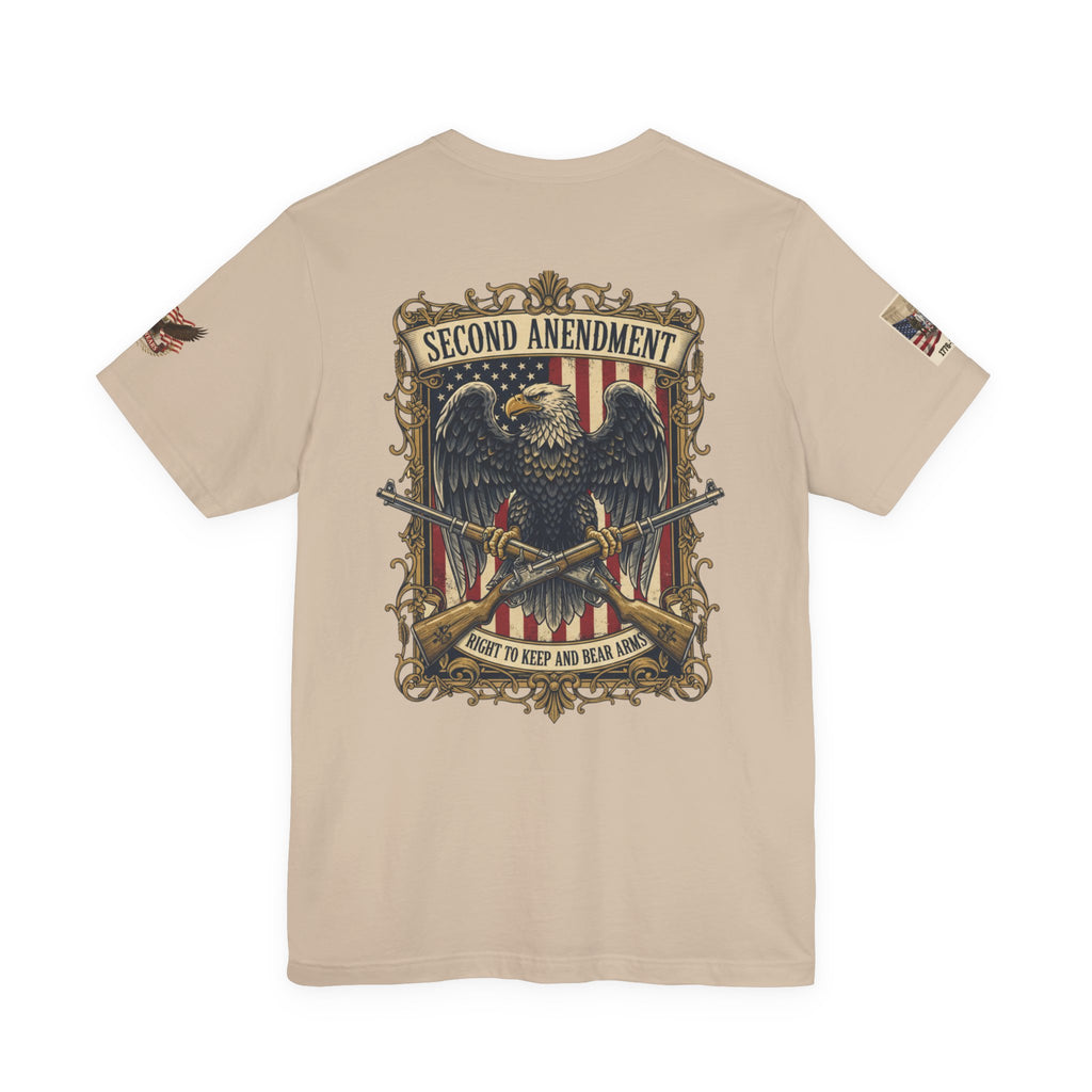 Second Amendment Eagle T-Shirt - Right to Keep and Bear Arms Graphic Tee