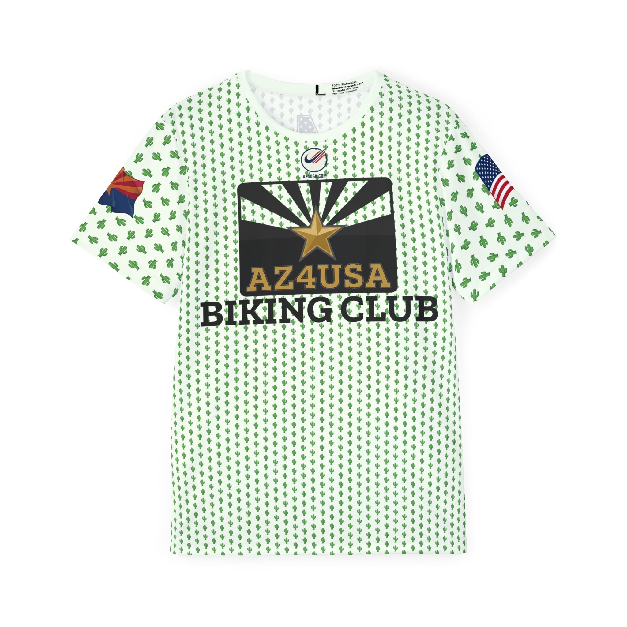 AZ4USA Biking Club Saguaro 🌵 Men's Sports Jersey (AOP)