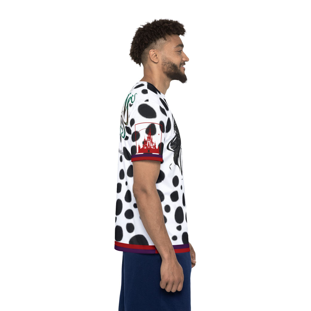Cruella DeVill- Dalmation print- Villans land WDW - Men's Sports Jersey