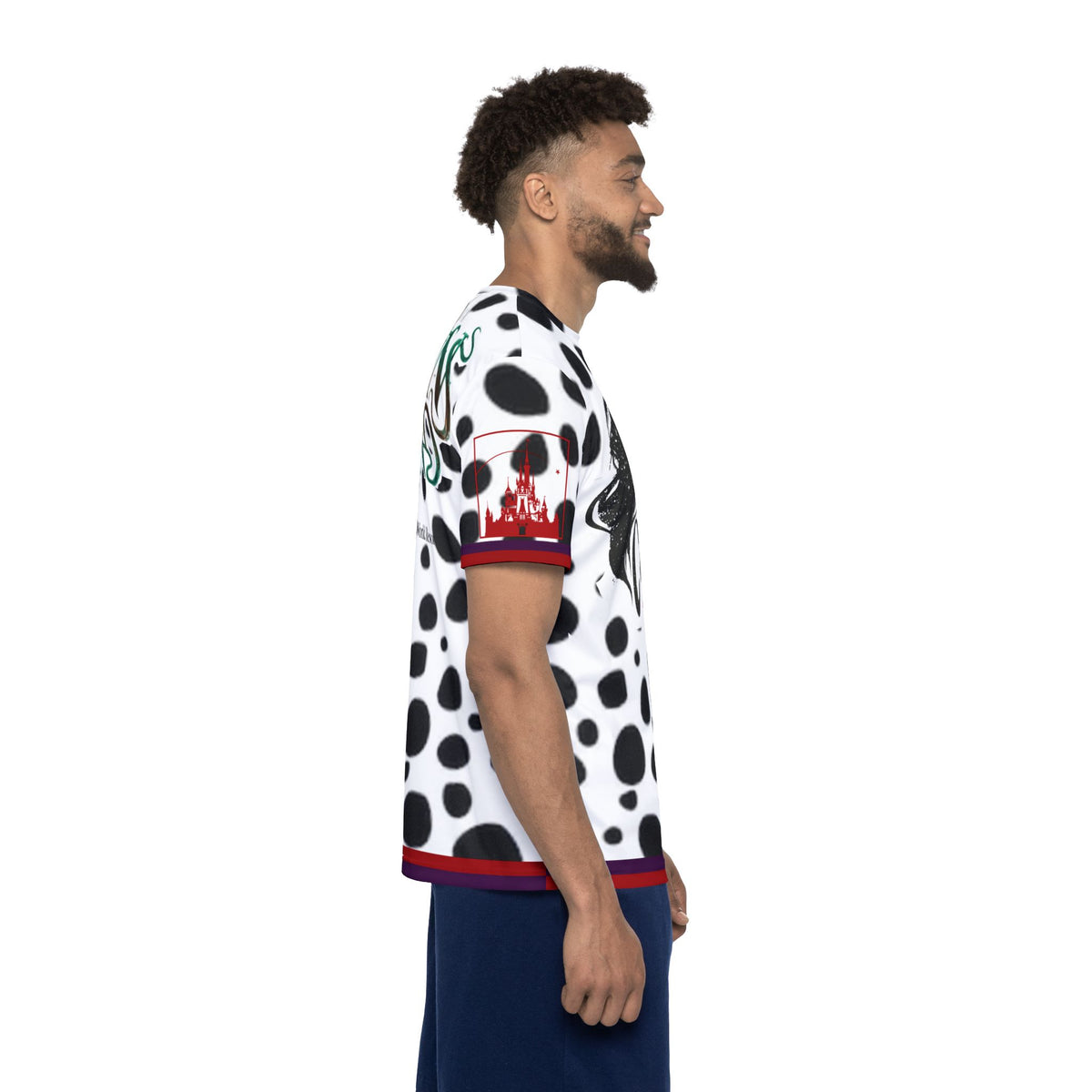 Cruella DeVill- Dalmation print- Villans land WDW - Men's Sports Jersey