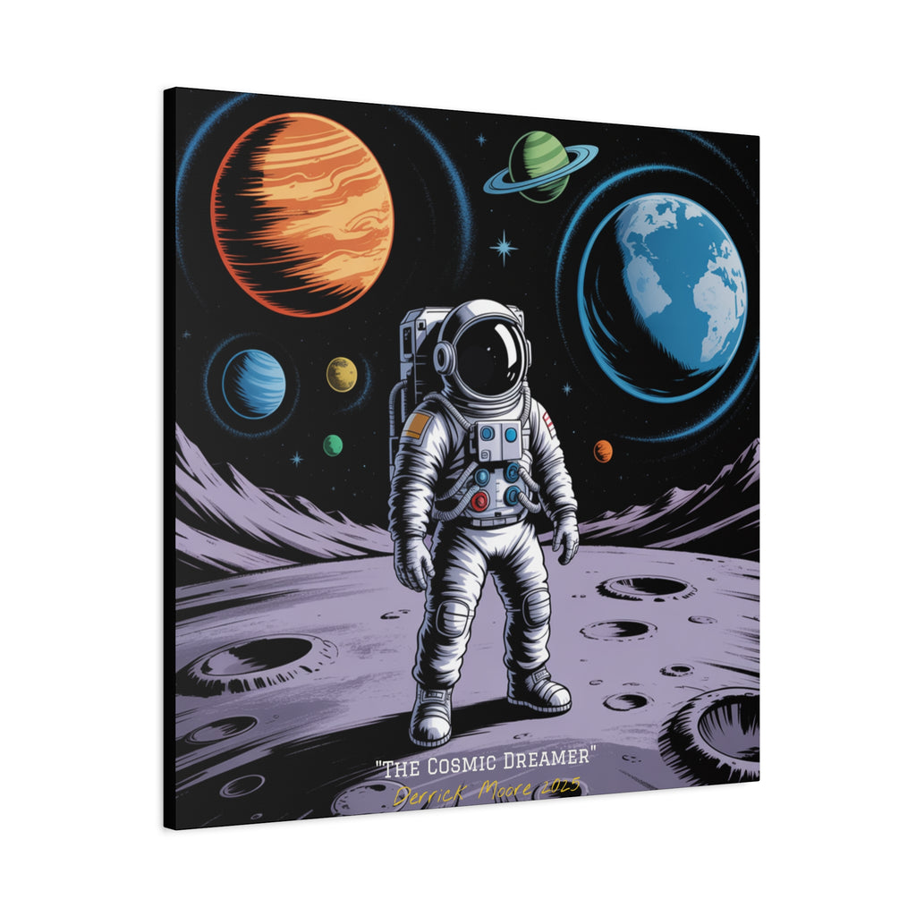 "The Cosmic Dreamer" 2025 - Matte Stretched Canvas Wall Art
