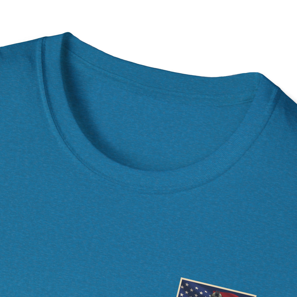 Patriotic Eagle 250 YEARS T-Shirt — "God Bless America" Born Free USA Tee