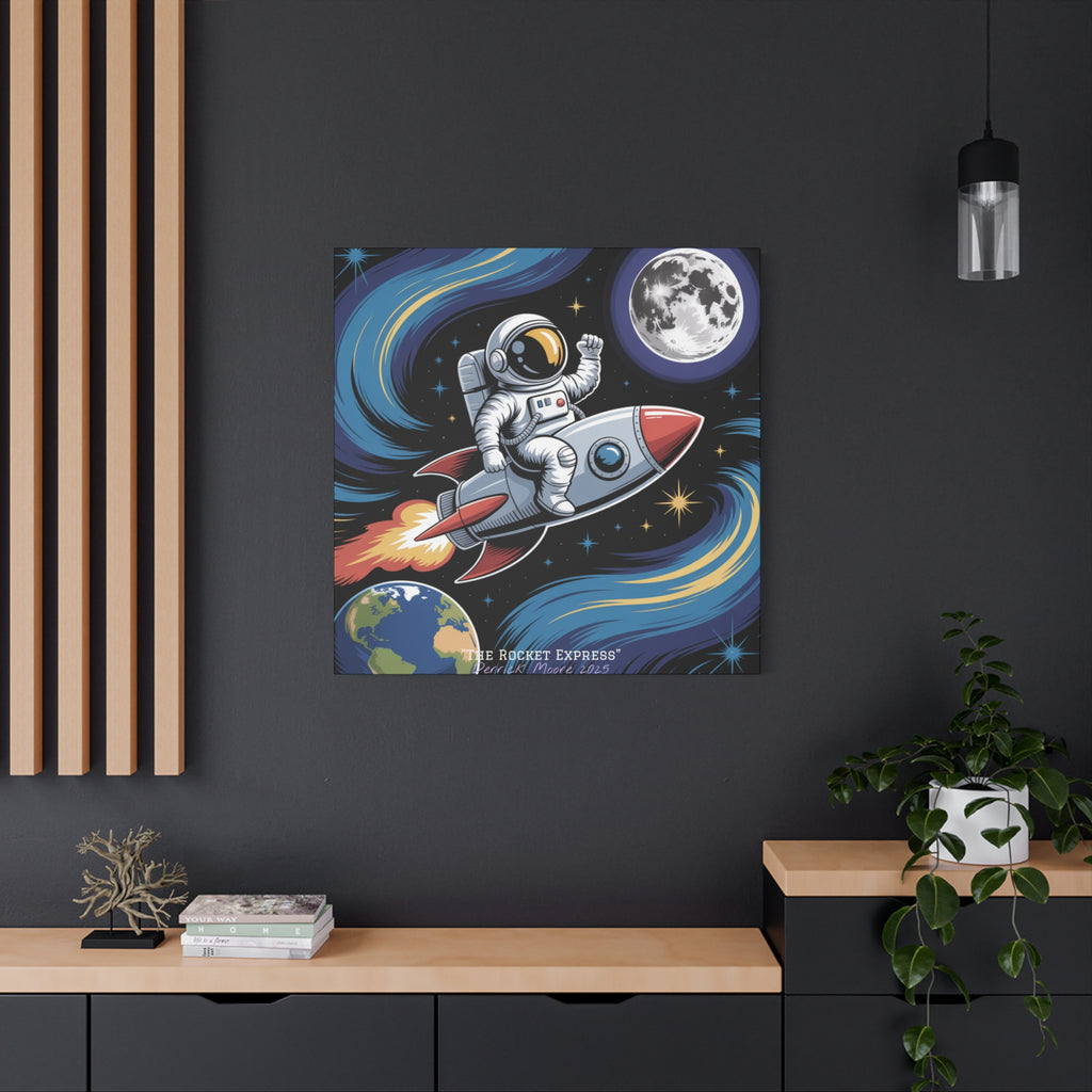"The Rocket Express" 2025 - Matte Stretched Canvas Wall Art