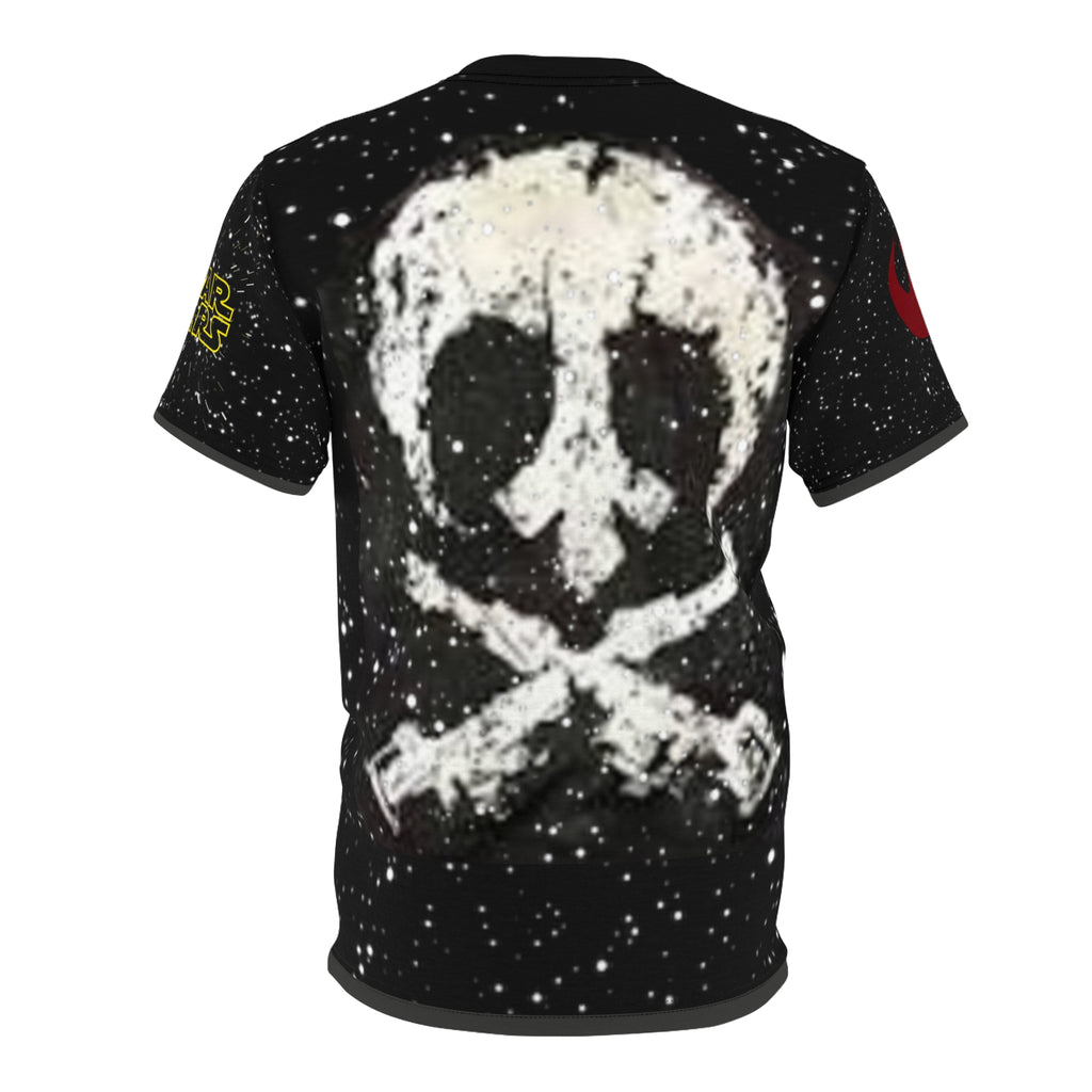 Star Wars Starfighter Tee — 'STAR WARS' Space Logo All-Over Print Shirt