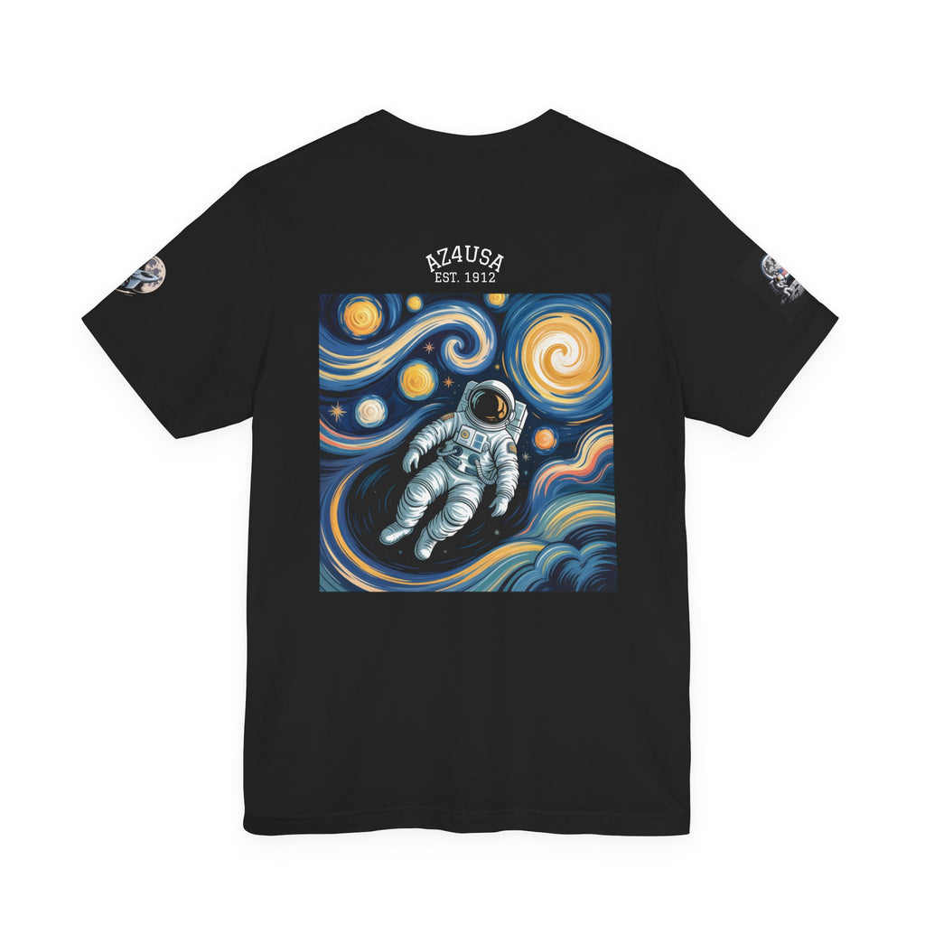 Cosmic Adventure Tee - Unisex Jersey Short Sleeve Tee, Space Lover Gift, Astronaut T-Shirt, Sci-Fi Apparel, Gift for Him/Her