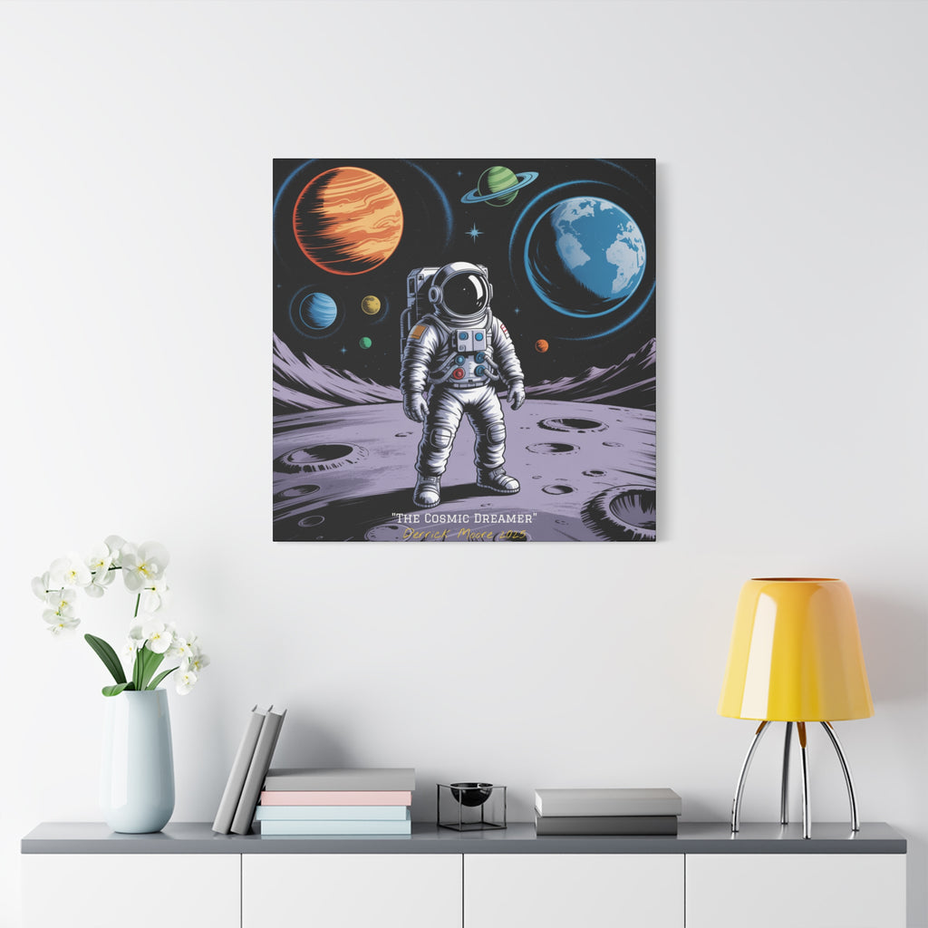 "The Cosmic Dreamer" 2025 - Matte Stretched Canvas Wall Art