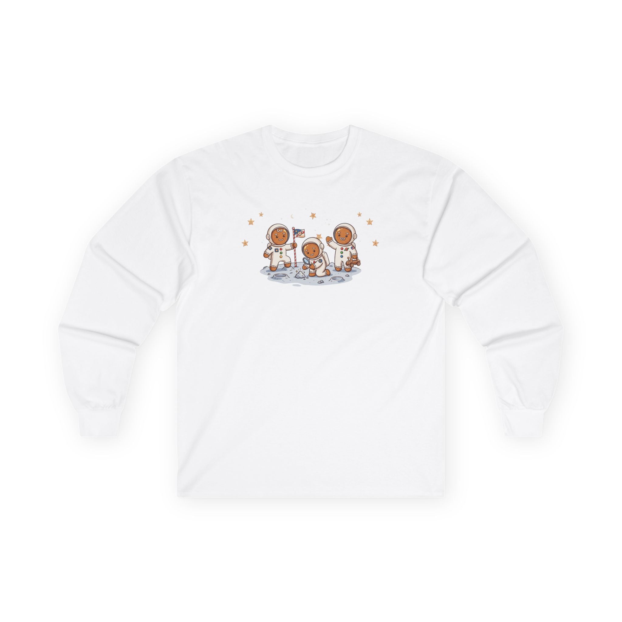 Christmas Gingerbread Crew Long Sleeve Tee — "Merry Christmas 2026"
