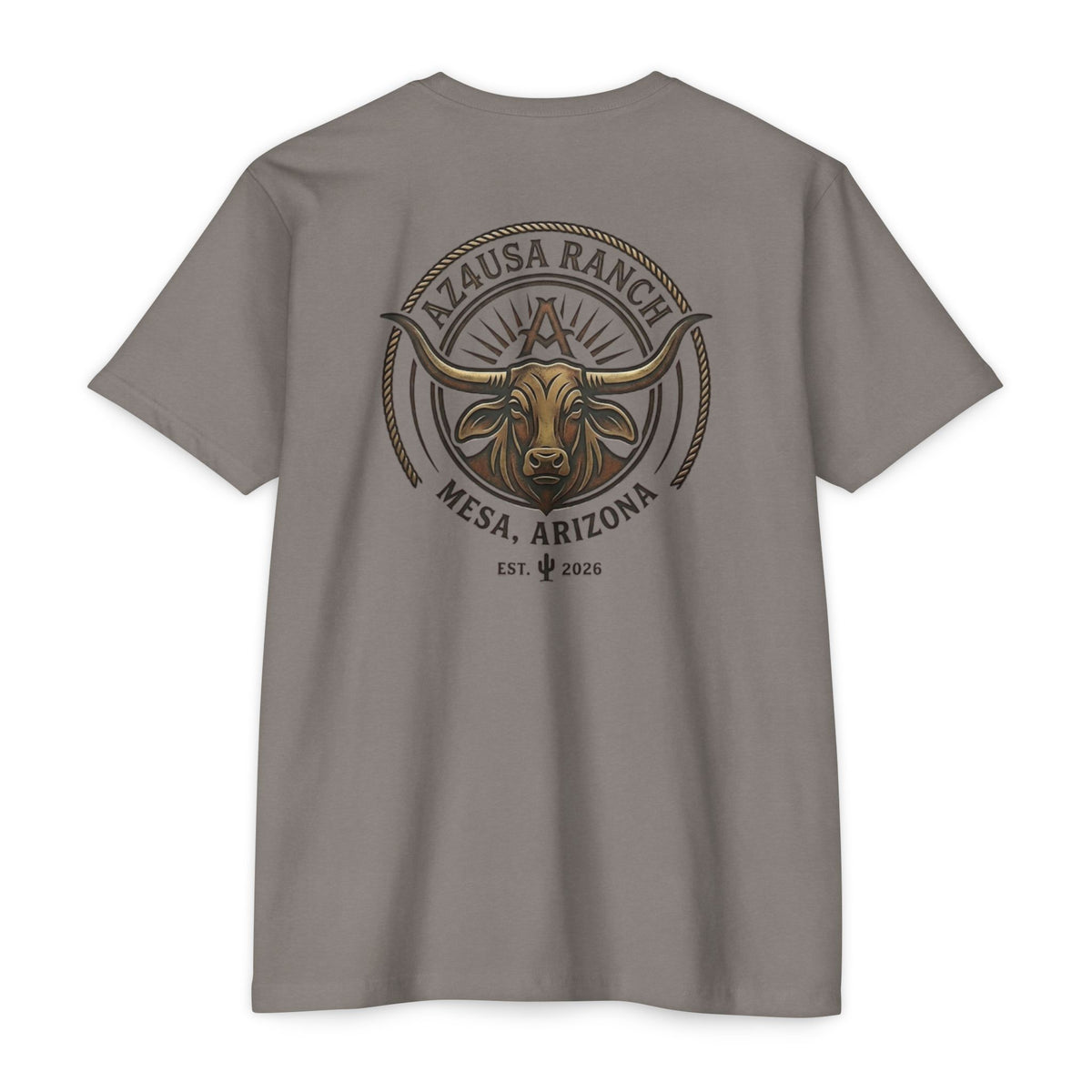 Arizona Ranch T-Shirt — "AZ4USA Ranch" Western Graphic Tee
