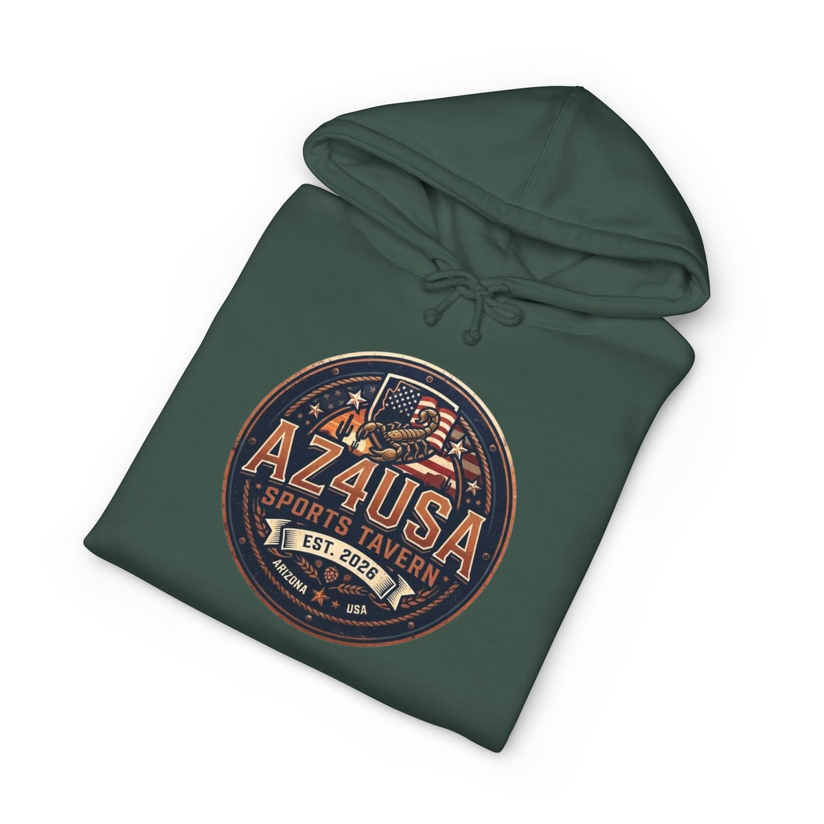 AZ4USA Sports Tavern Hoodie - Vintage Bar Logo Pullover