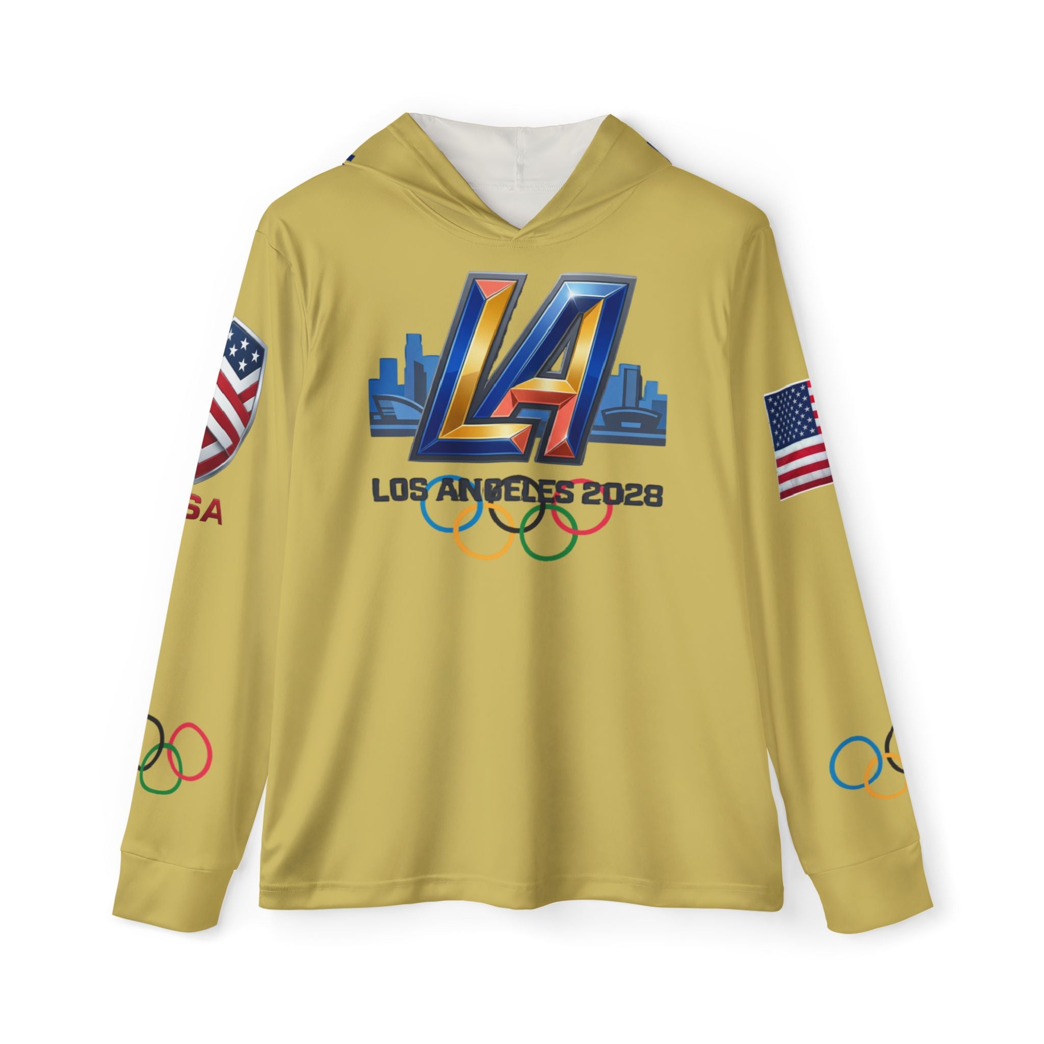 LA 2028 Olympics USA Sports Hoodie — Men’s Warmup Pullover