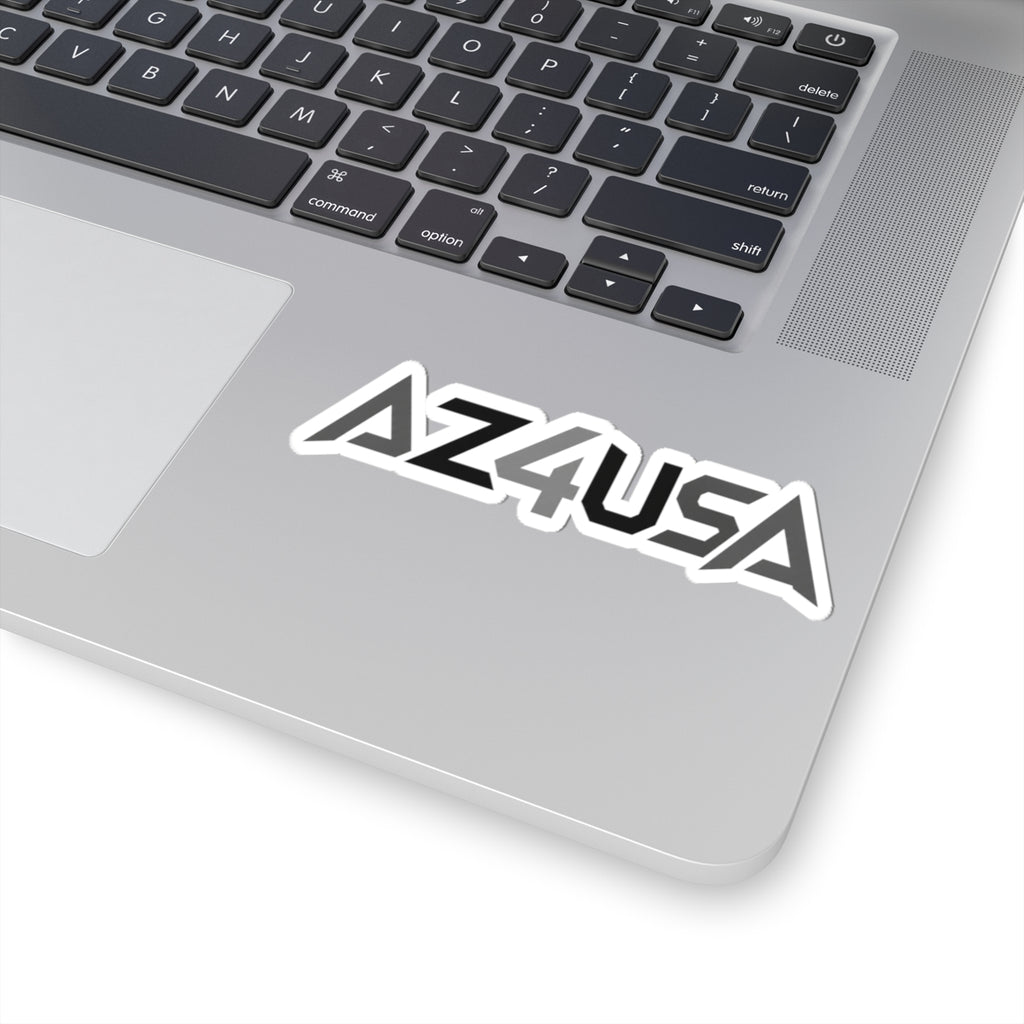 AZ4USA Sticker — Bold Retro Logo Kiss-Cut Decal for Laptops, Water Bottles & Gear