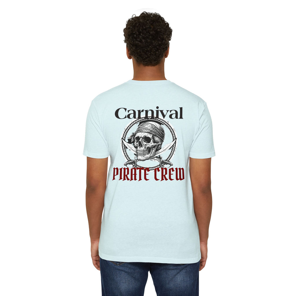 Carnival Pirate Crew T-Shirt — Skull & Crossbones Retro Festival Tee