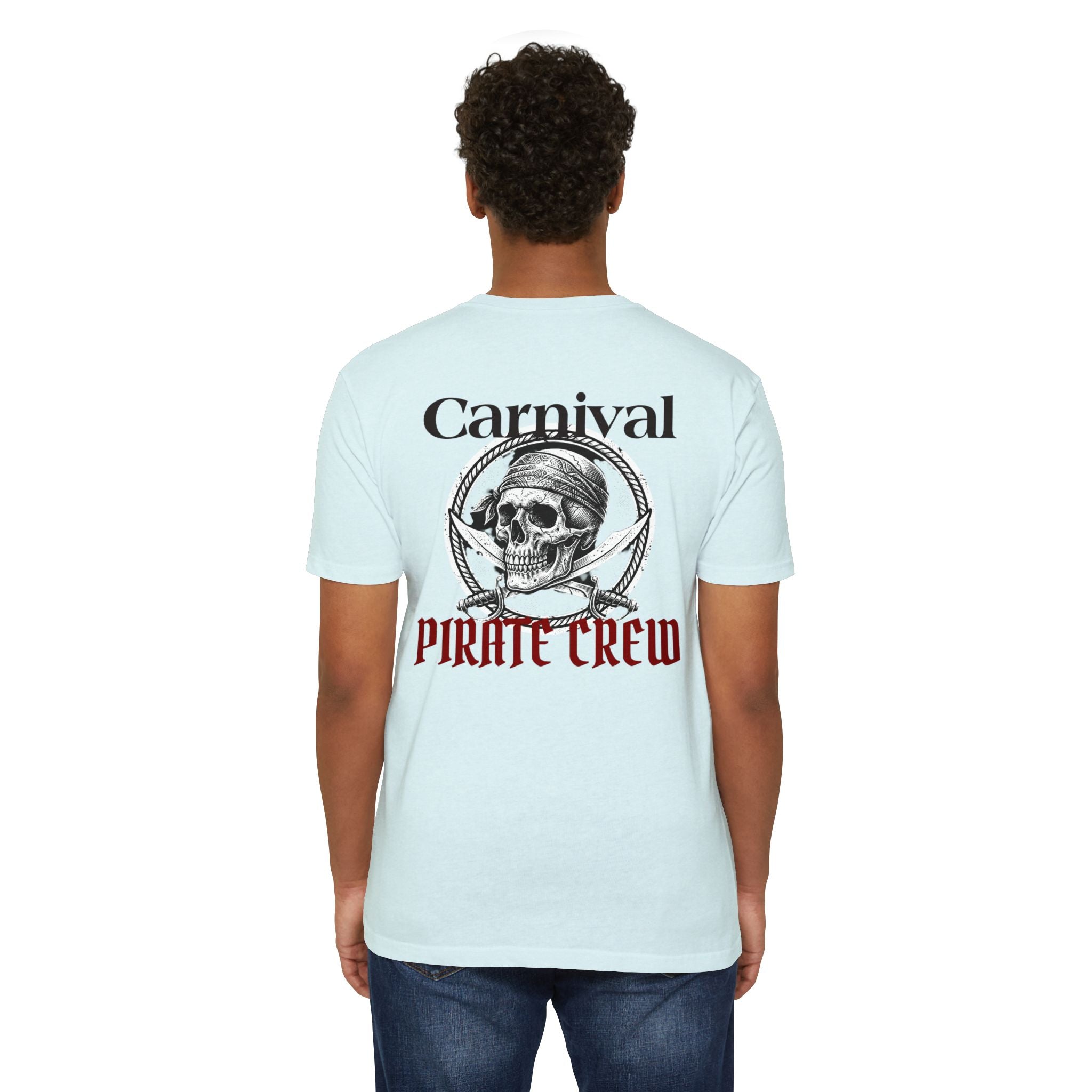 Carnival Pirate Crew T-Shirt — Skull & Crossbones Retro Festival Tee