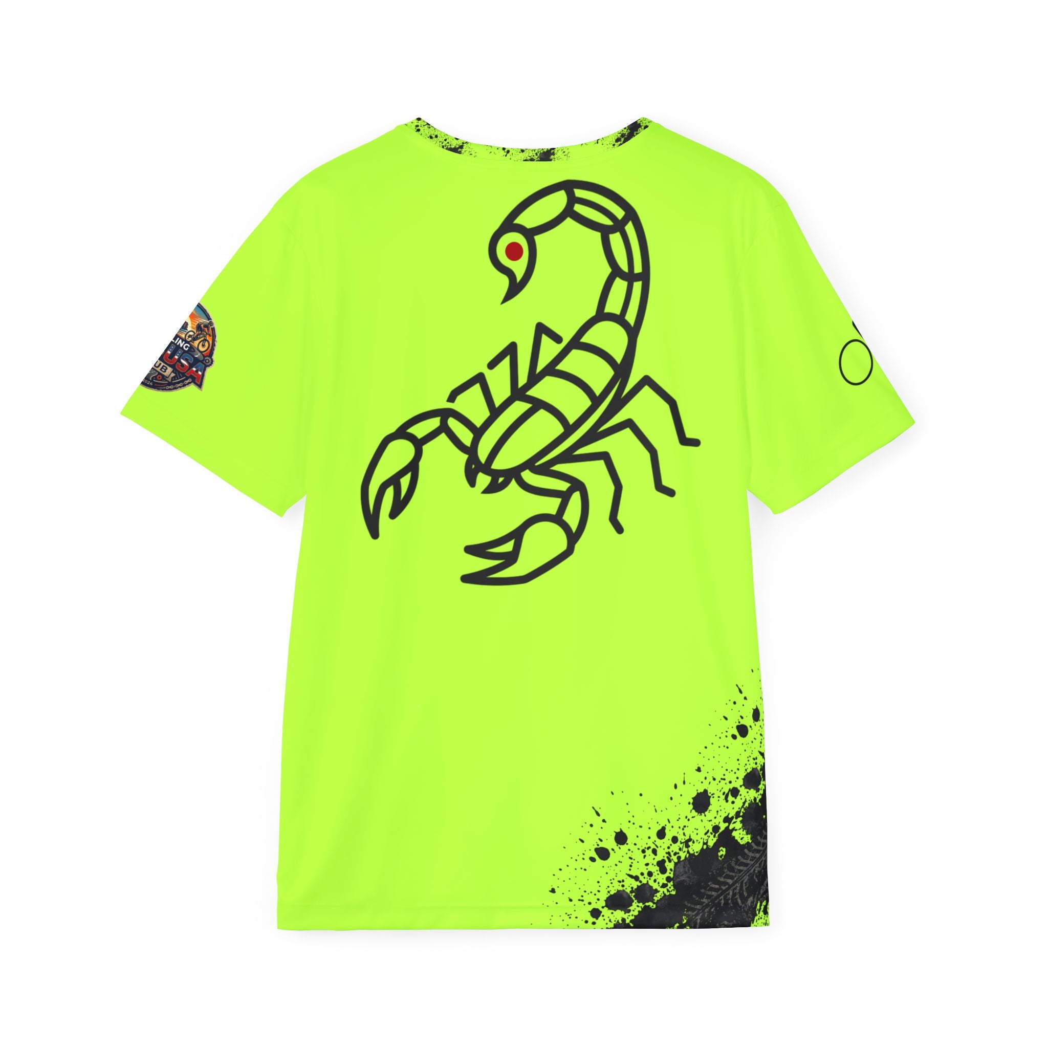Copy of Neon Scorpion Men's Sports Jersey — Azusa Biking Club Graphic Tee