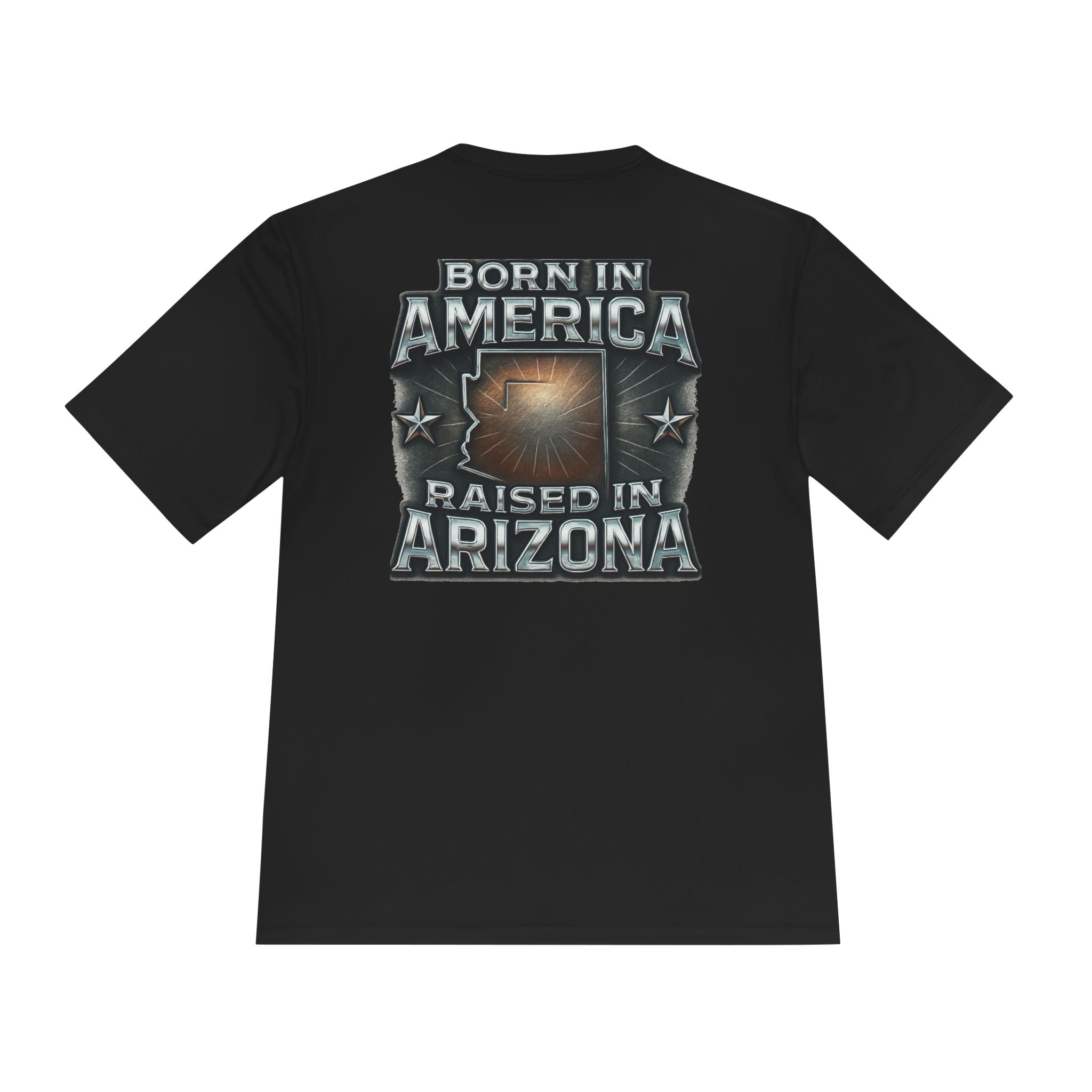 Born in America Raised in Arizona Unisex Tee, Arizona Pride Shirt, American Flag Tee, Summer Vacation Top, Gift for Arizona Lovers